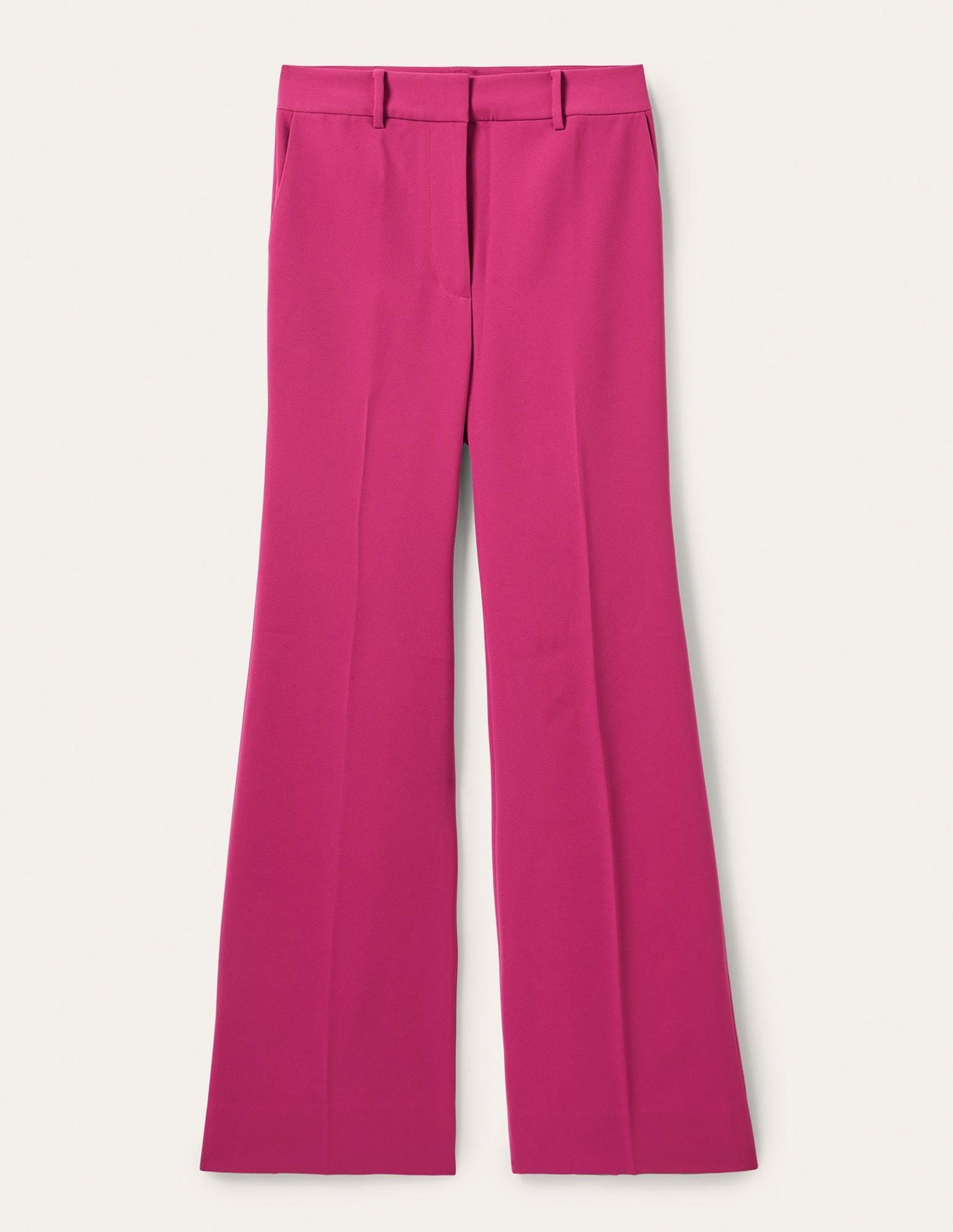 Lässige Bootcut-Hose-Beerenpink-5
