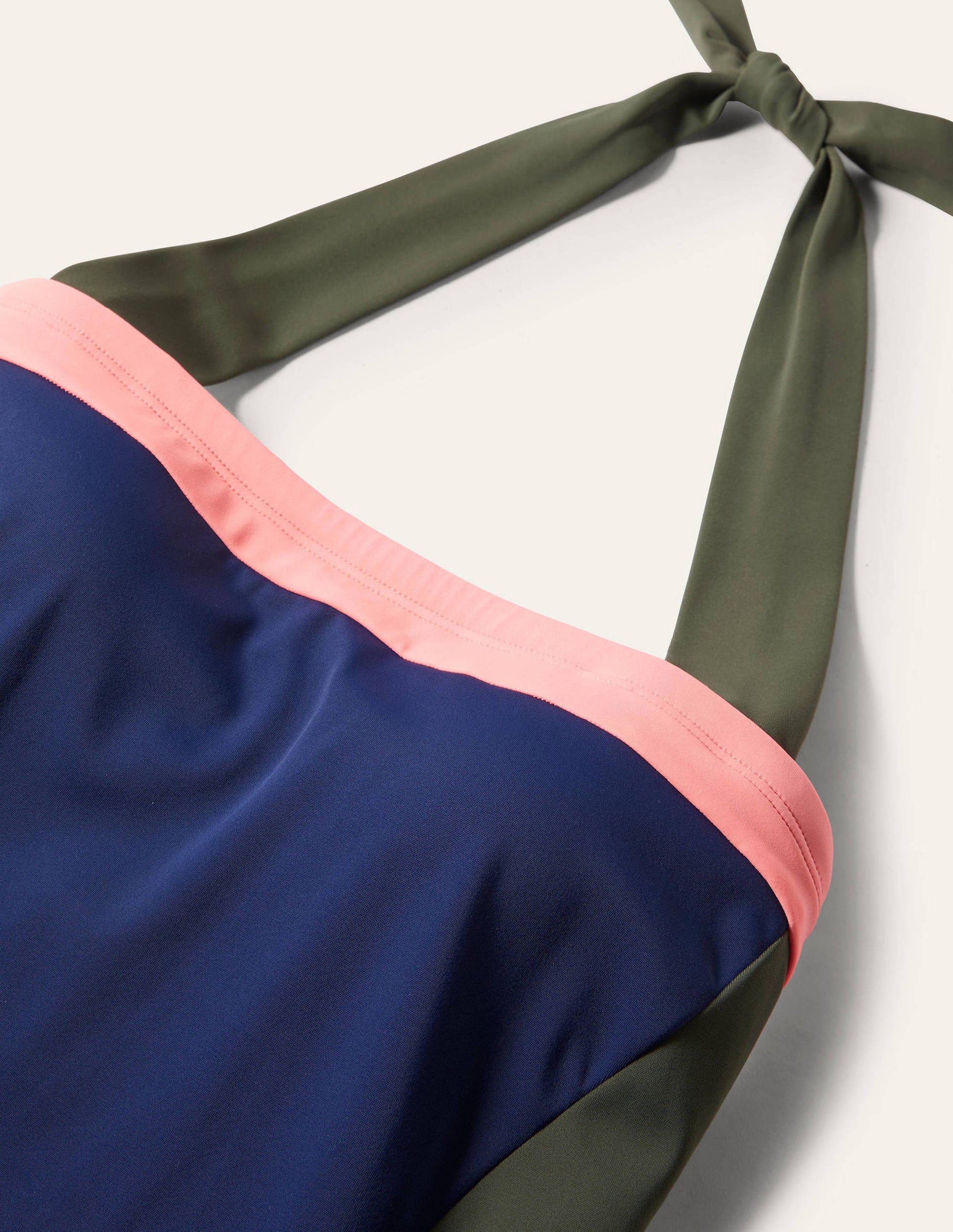 Santorini Tankini-Oberteil-Französisches Navy, Blockfarben-6