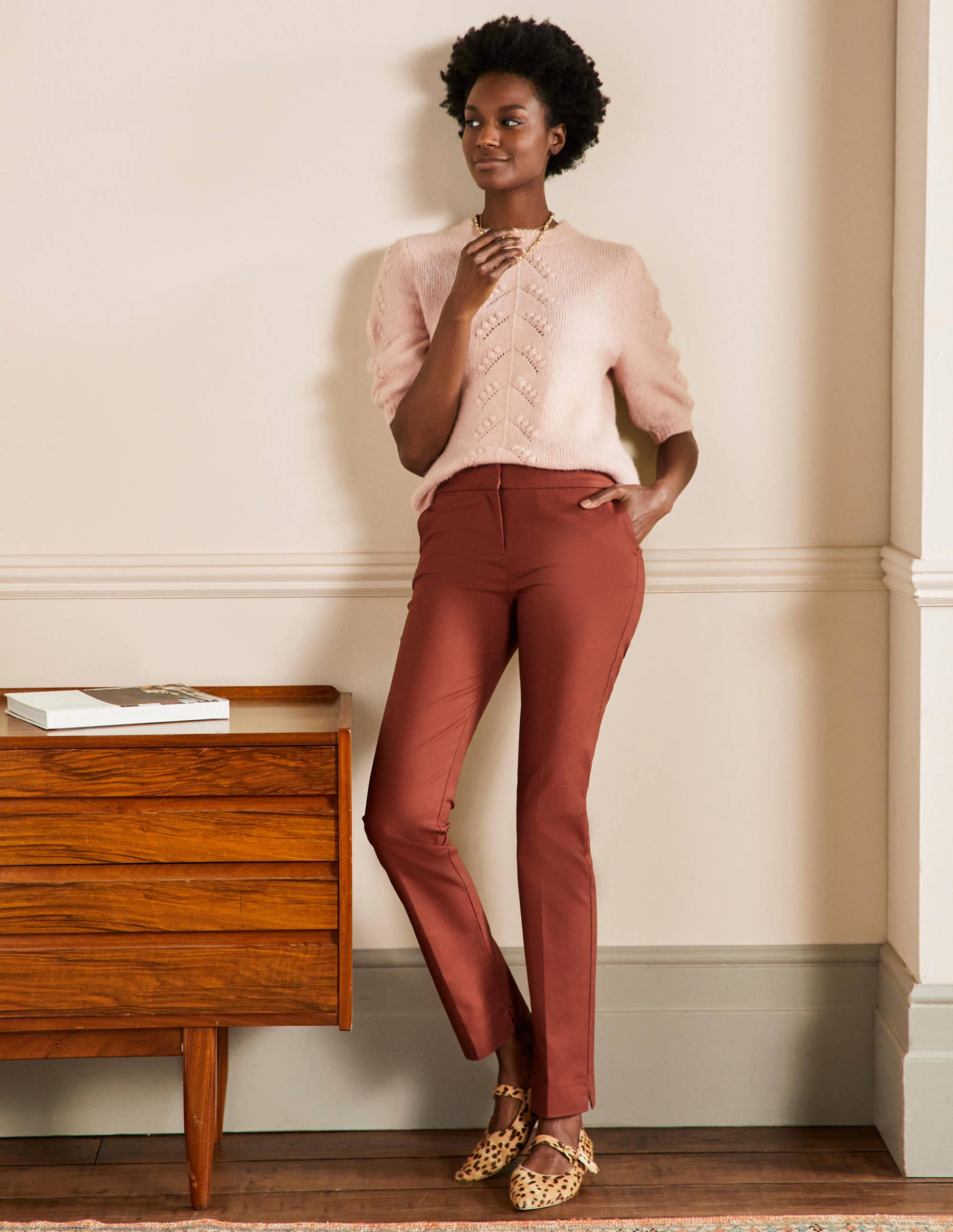 Richmond Trouser-Red Oak - Image 1