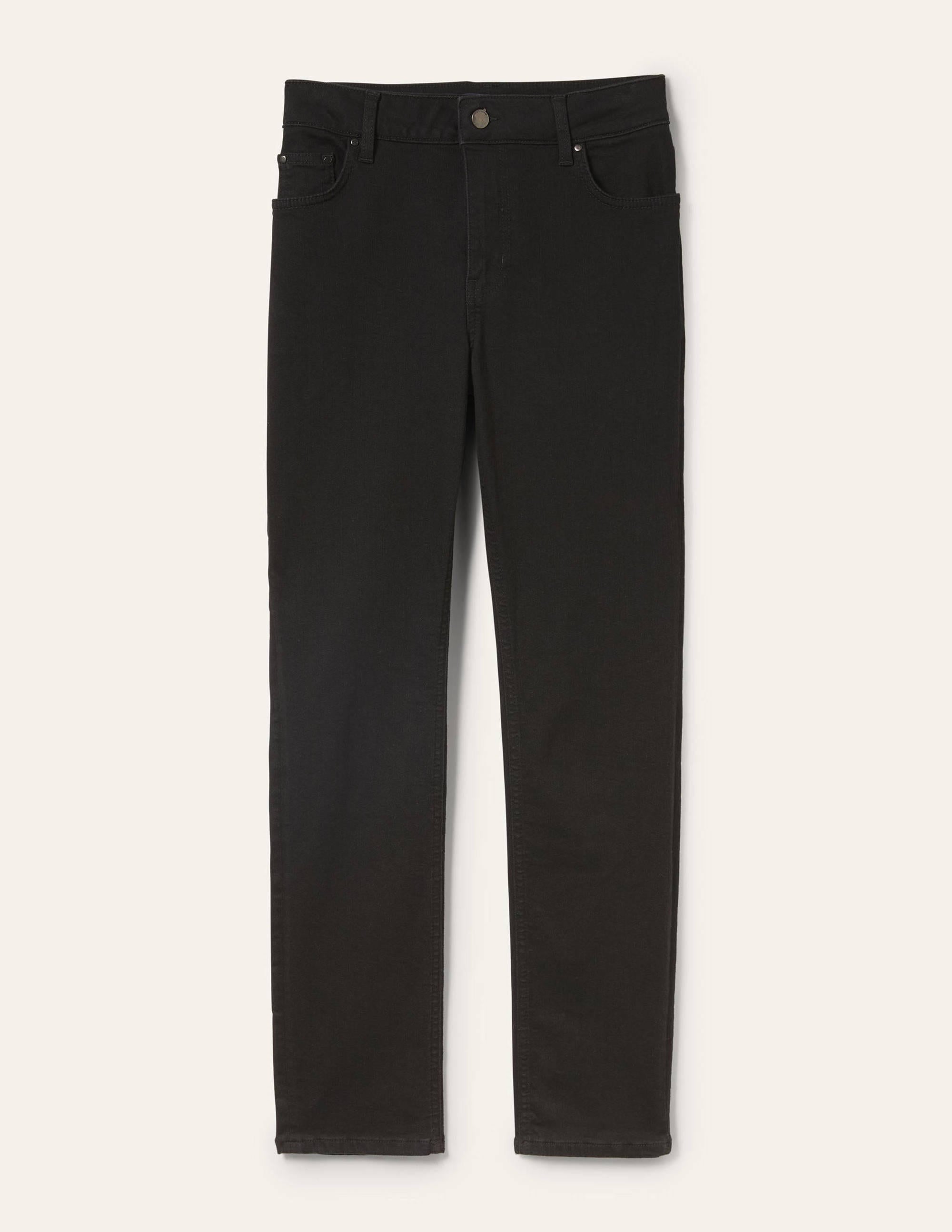 Slim Straight Jeans-Black - Image 5