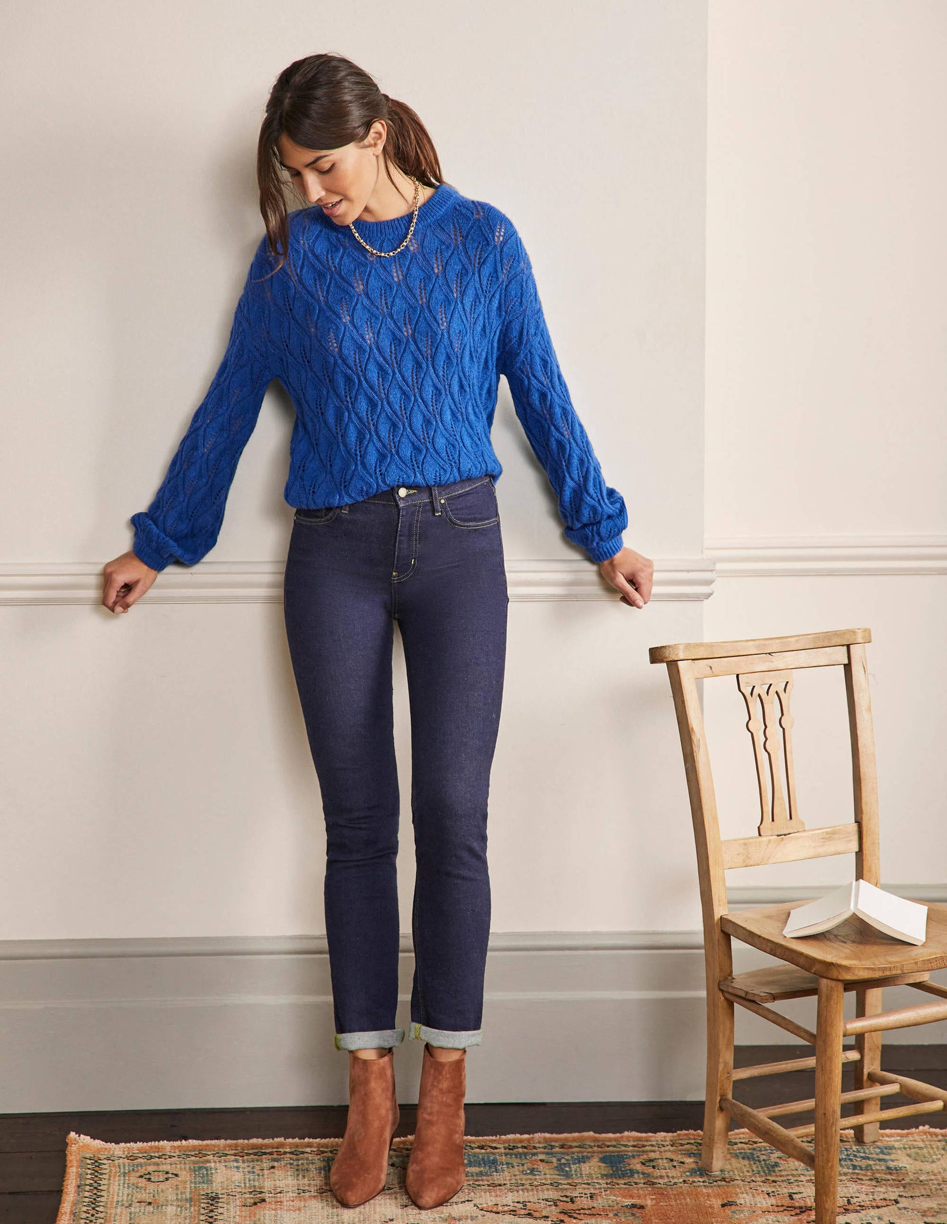 Jean slim droit-Indigo-1