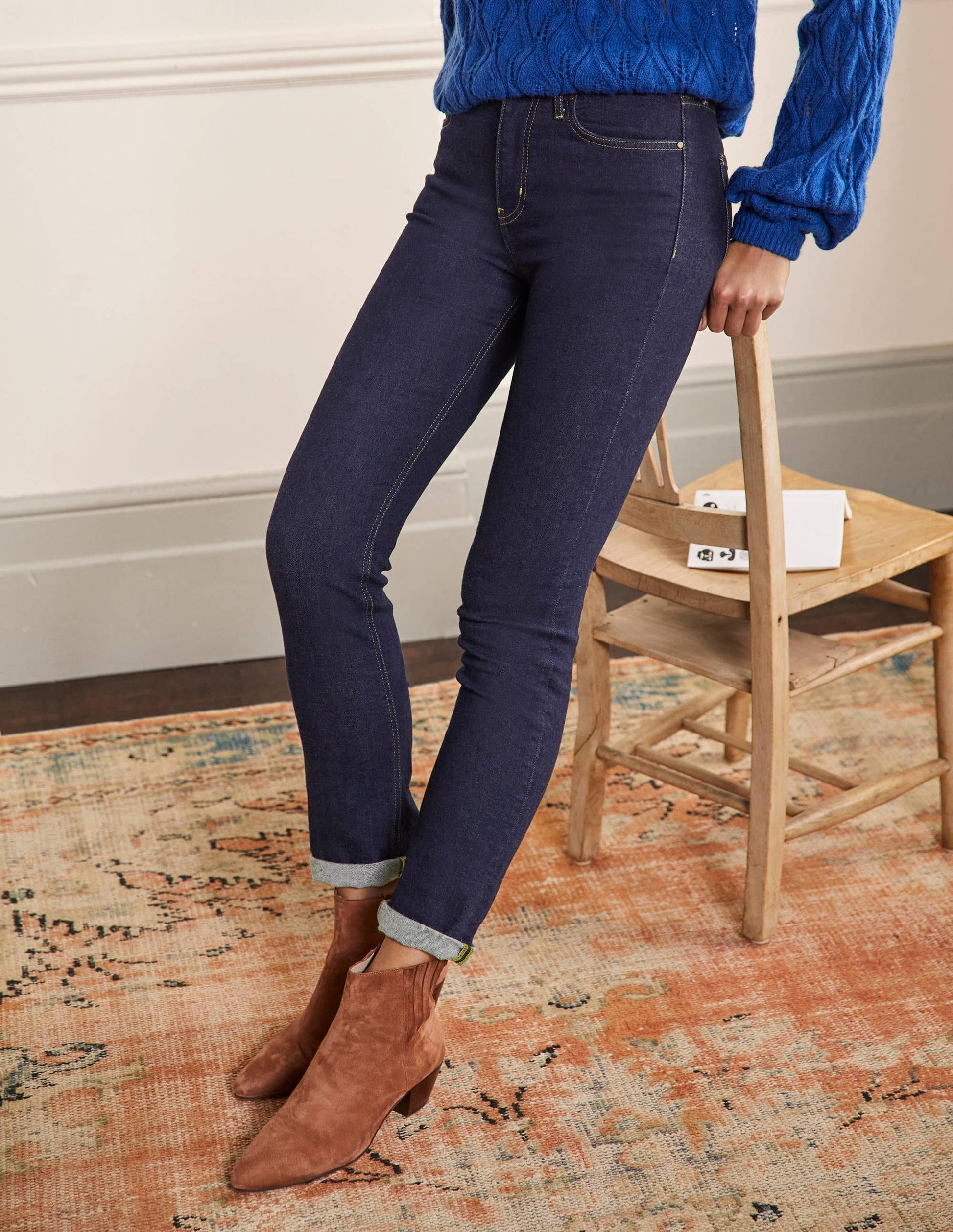 Jean slim droit-Indigo-4