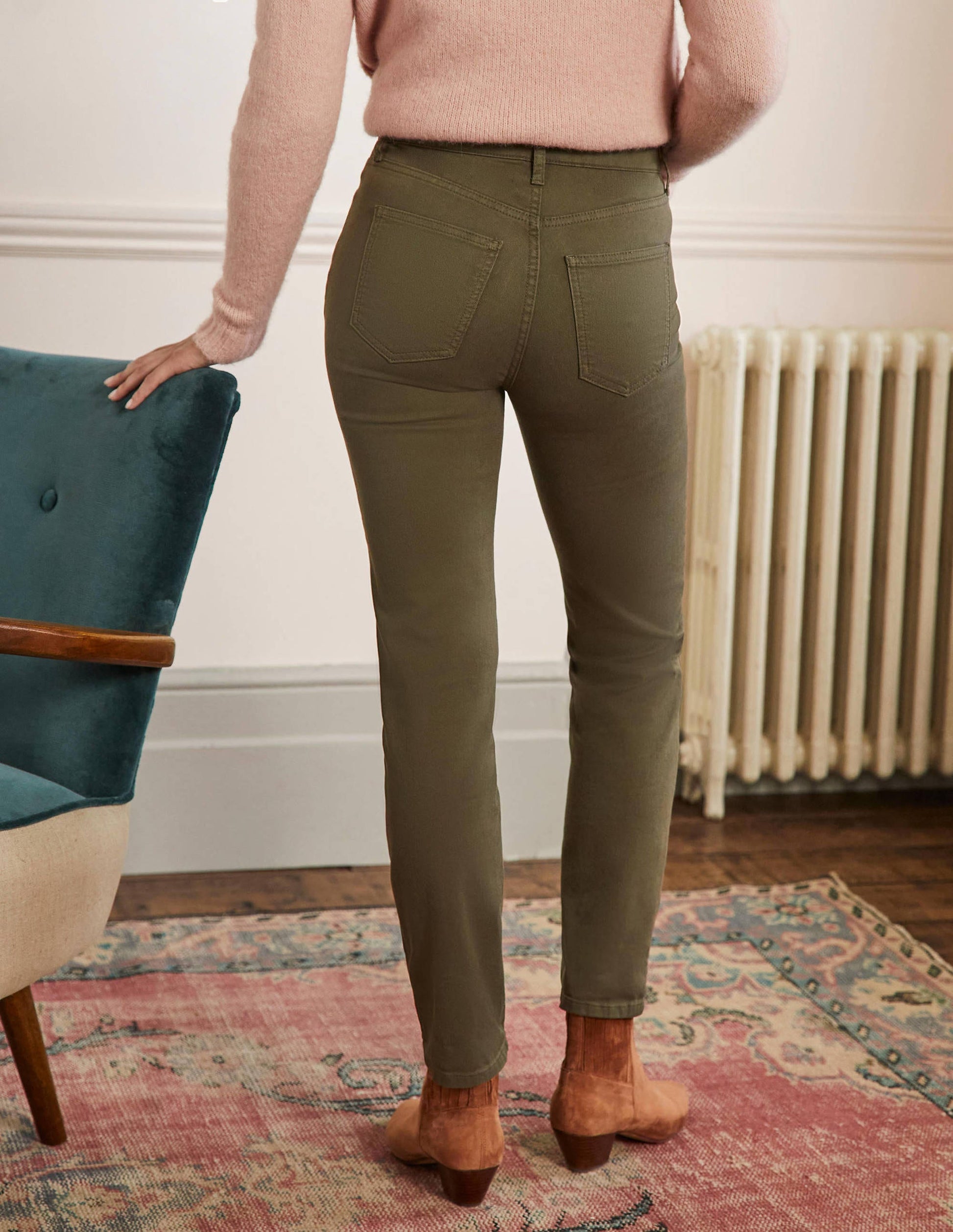 Jean slim droit-Kaki-3