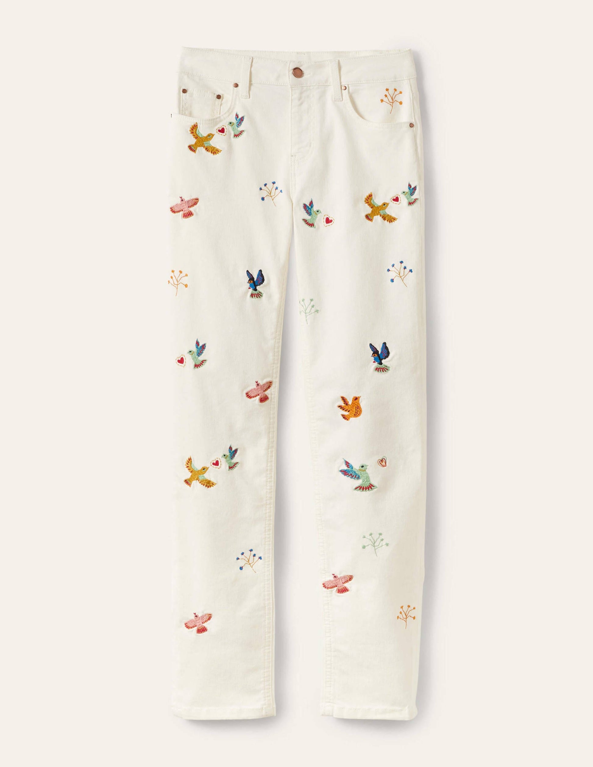 Jean girlfriend-Écru, broderies-5