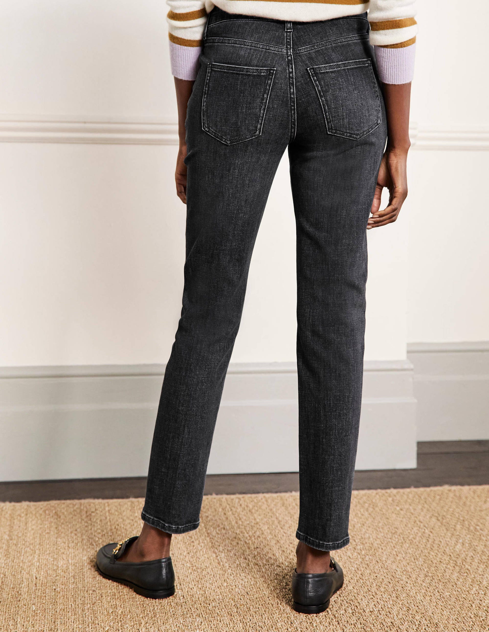 Jean girlfriend-Gris authentique - Image 3