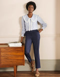 Pantalon à enfiler-Bleu marine