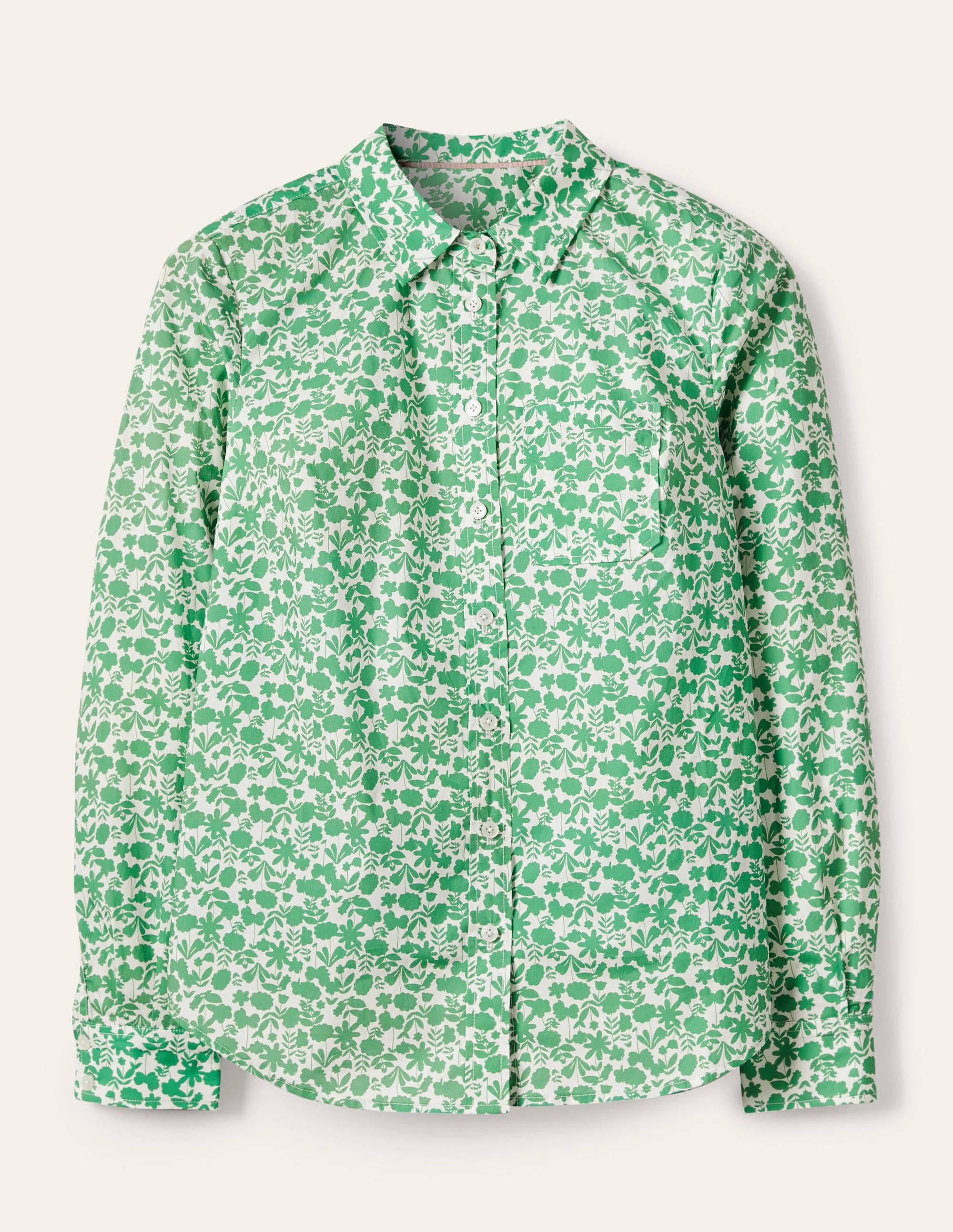 Chemise intemporelle en coton-Lierre anglais, motif Flora Bloom - Image 5