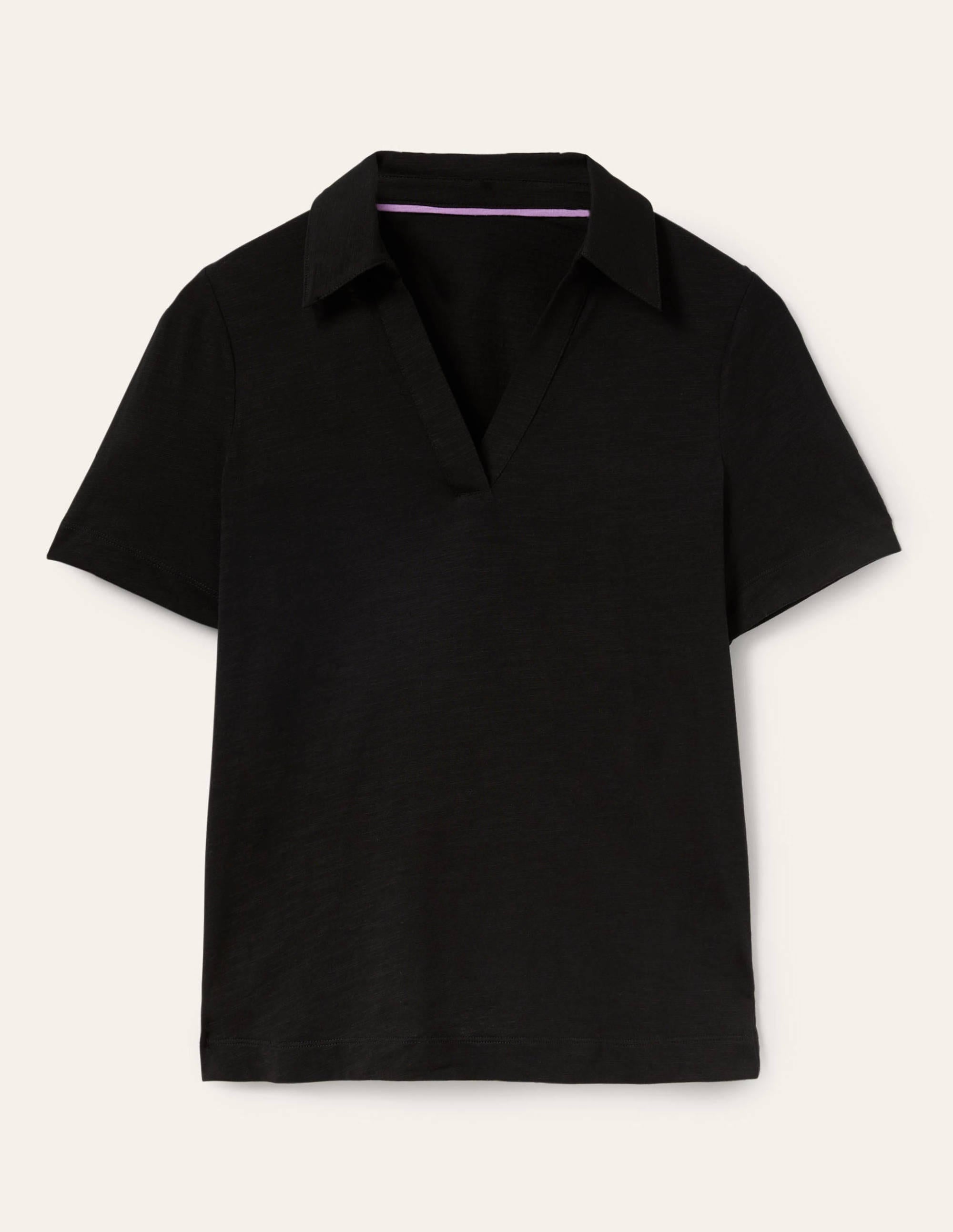 Polo en coton-Noir - Image 5