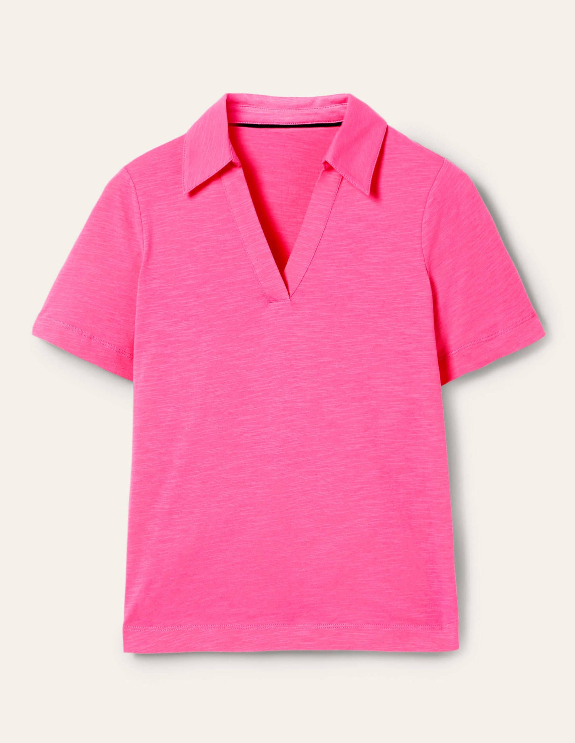 Poloshirt aus Baumwolle-Festivalrosa-5