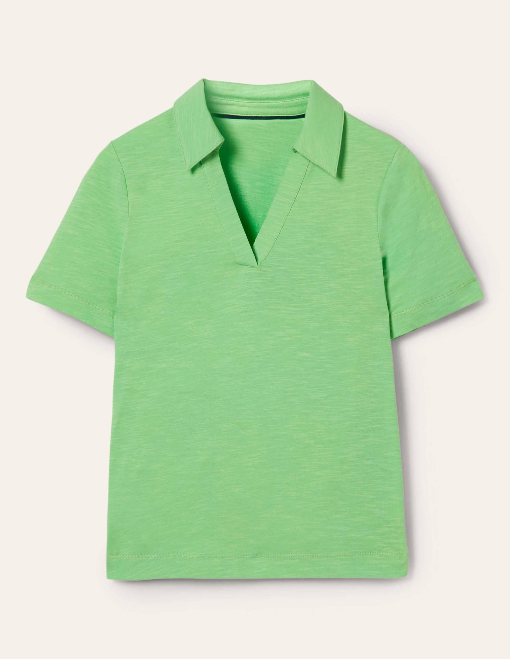 Polo en coton-Vert zéphyr-5