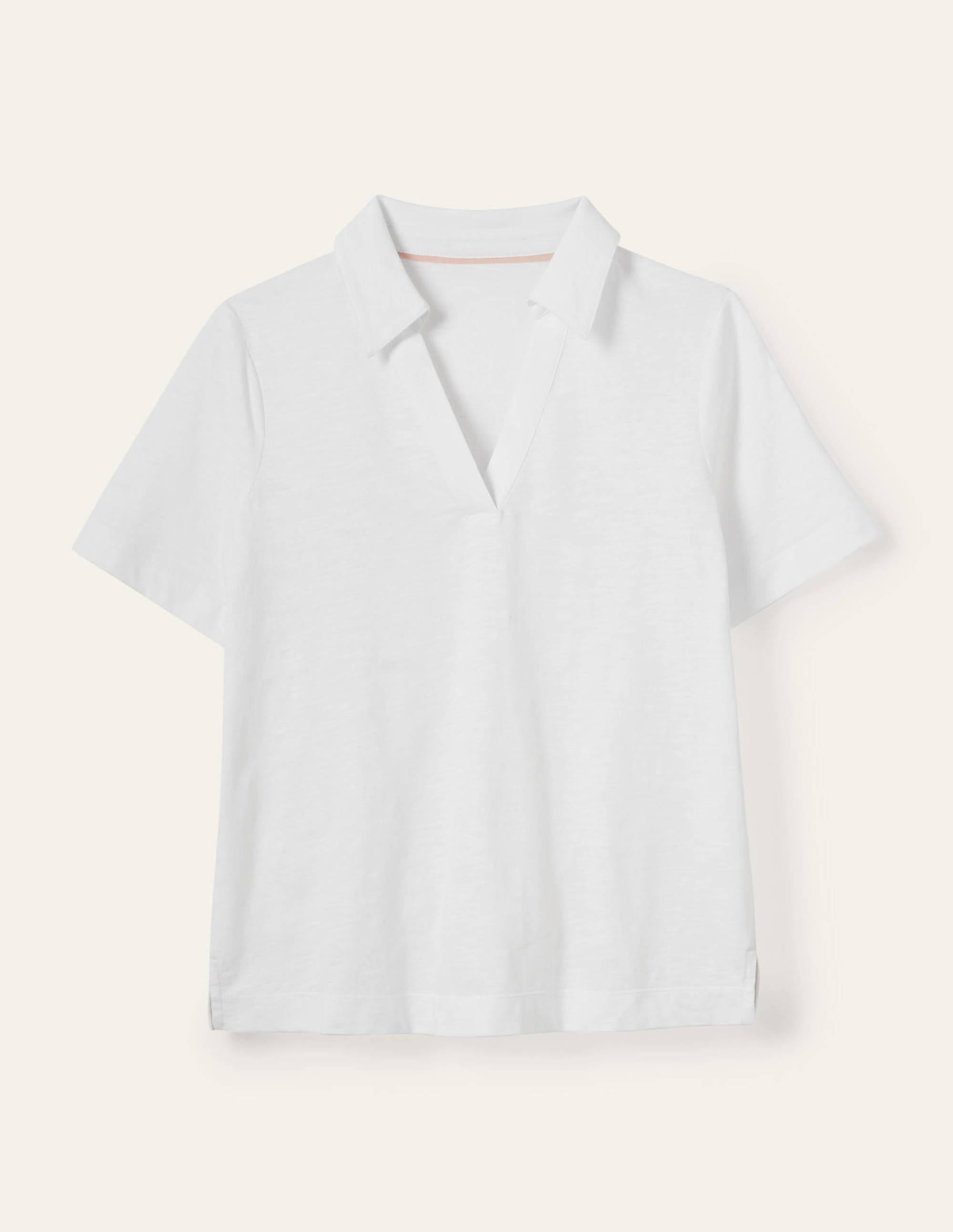 Polo en coton-Blanc - Image 5