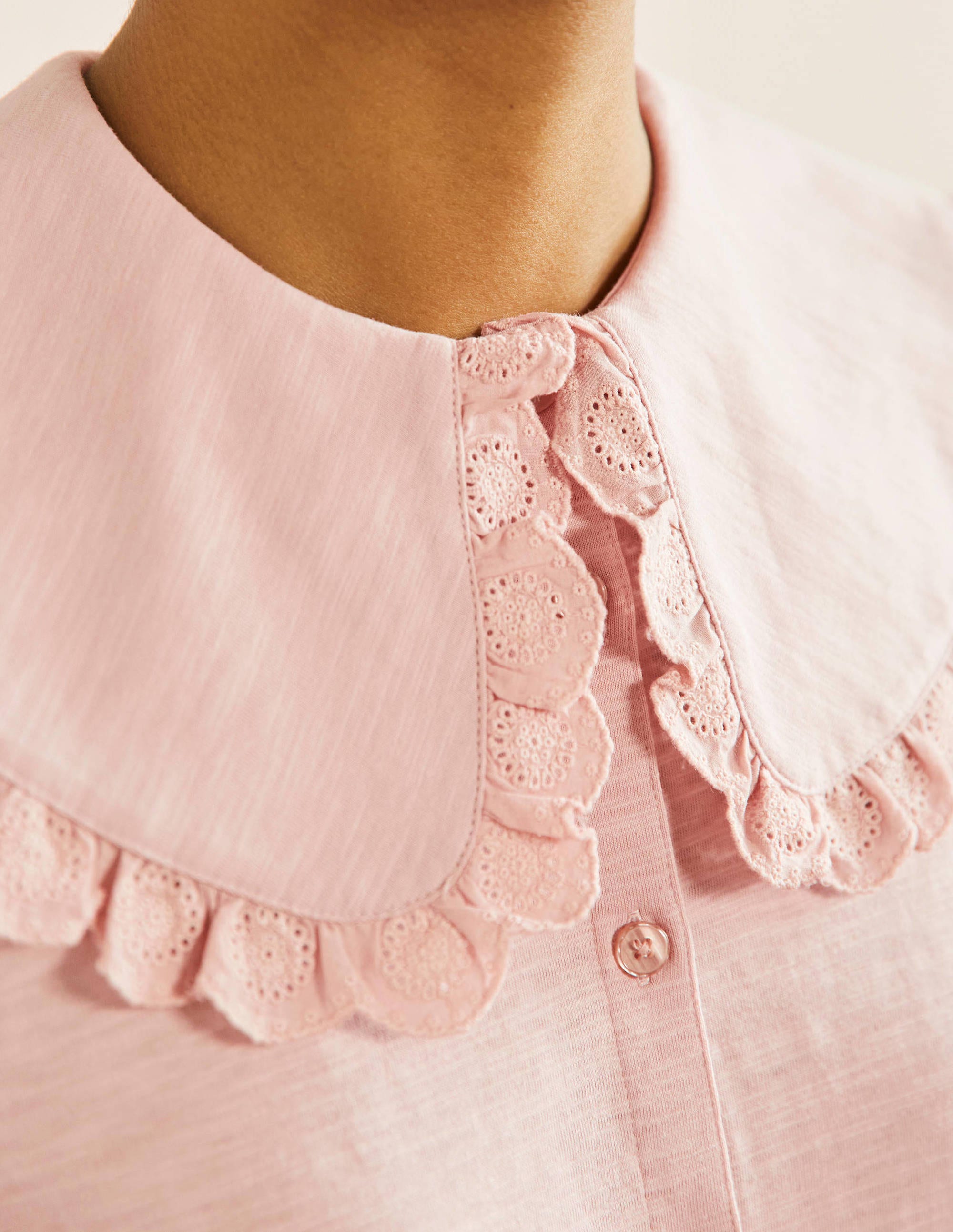 Chemise à col en jersey-Milkshake - Image 2