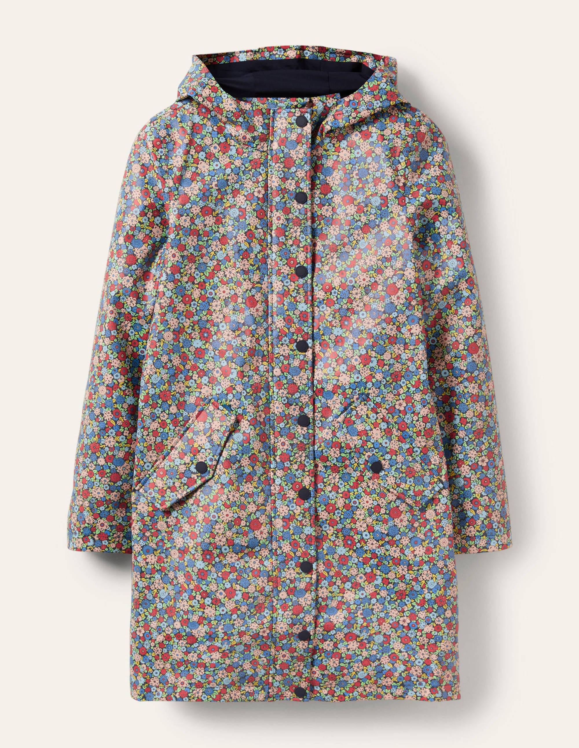 Imperméable Morris-Bleu marine, motif Floret Cluster - Image 5