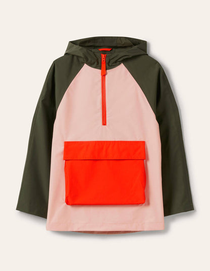 Belle Anorak zum Verstauen-Milchshake/Khaki-7