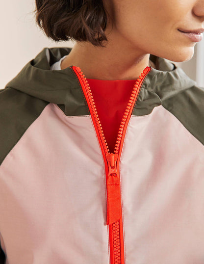 Belle Anorak zum Verstauen-Milchshake/Khaki-2