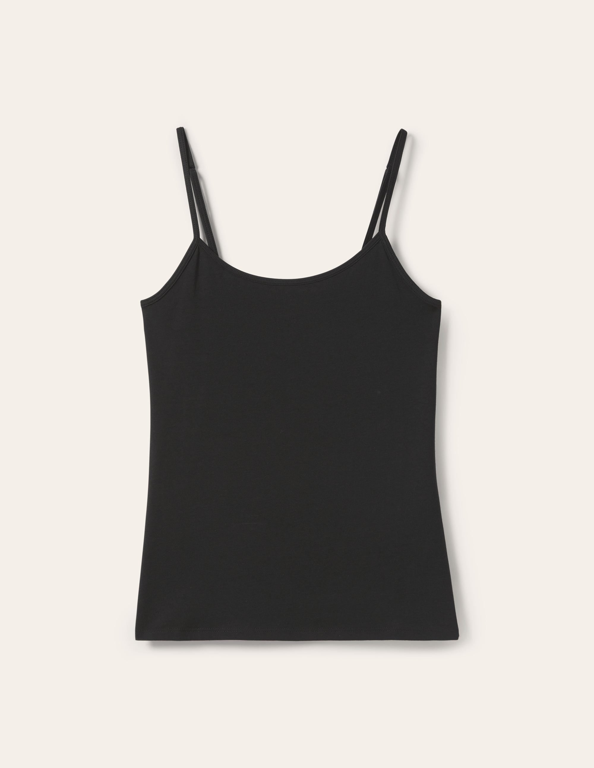 Schlichtes Camisole-Oberteil-Schwarz - Image 10
