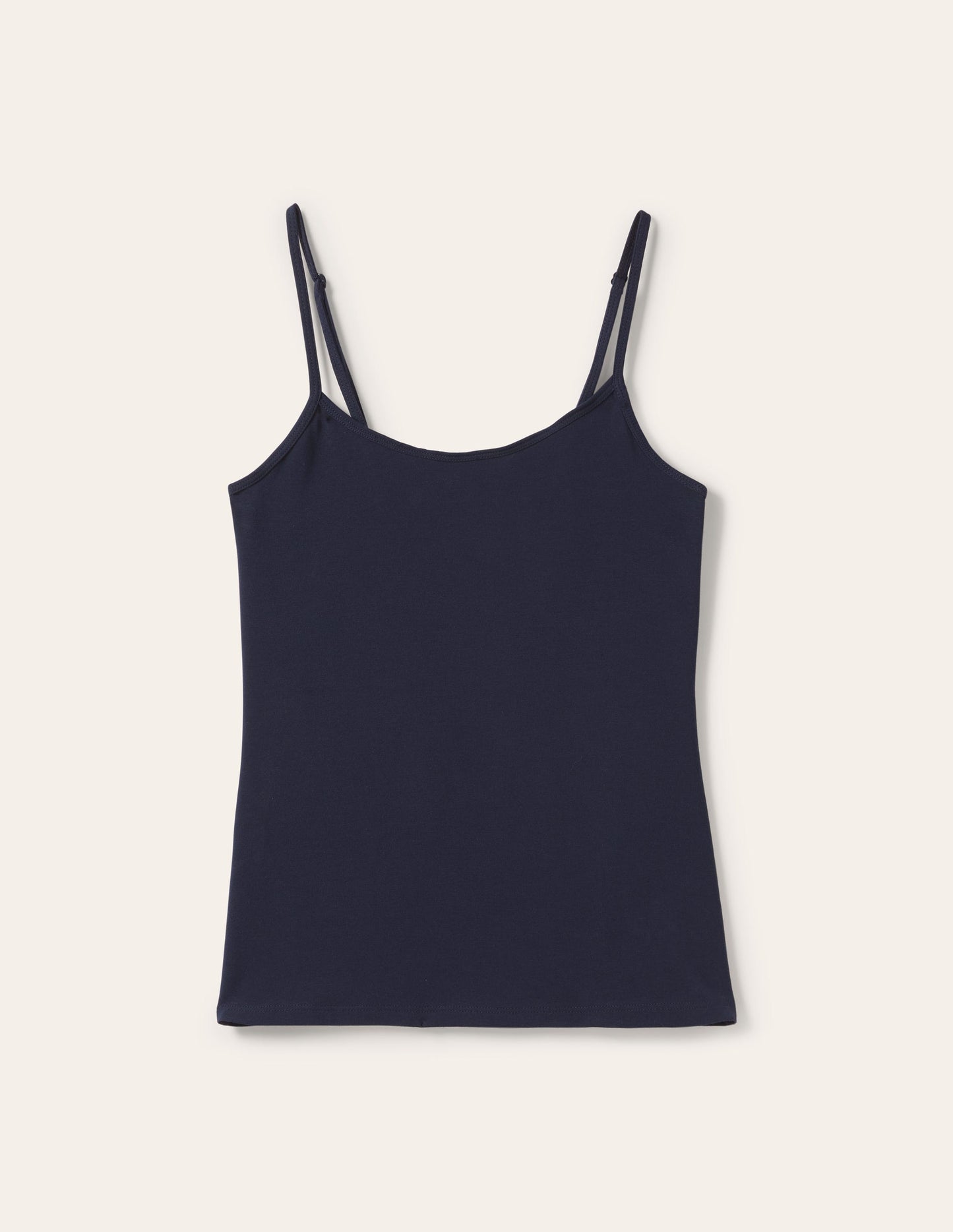 Schlichtes Camisole-Oberteil-Aqua Marine Marl