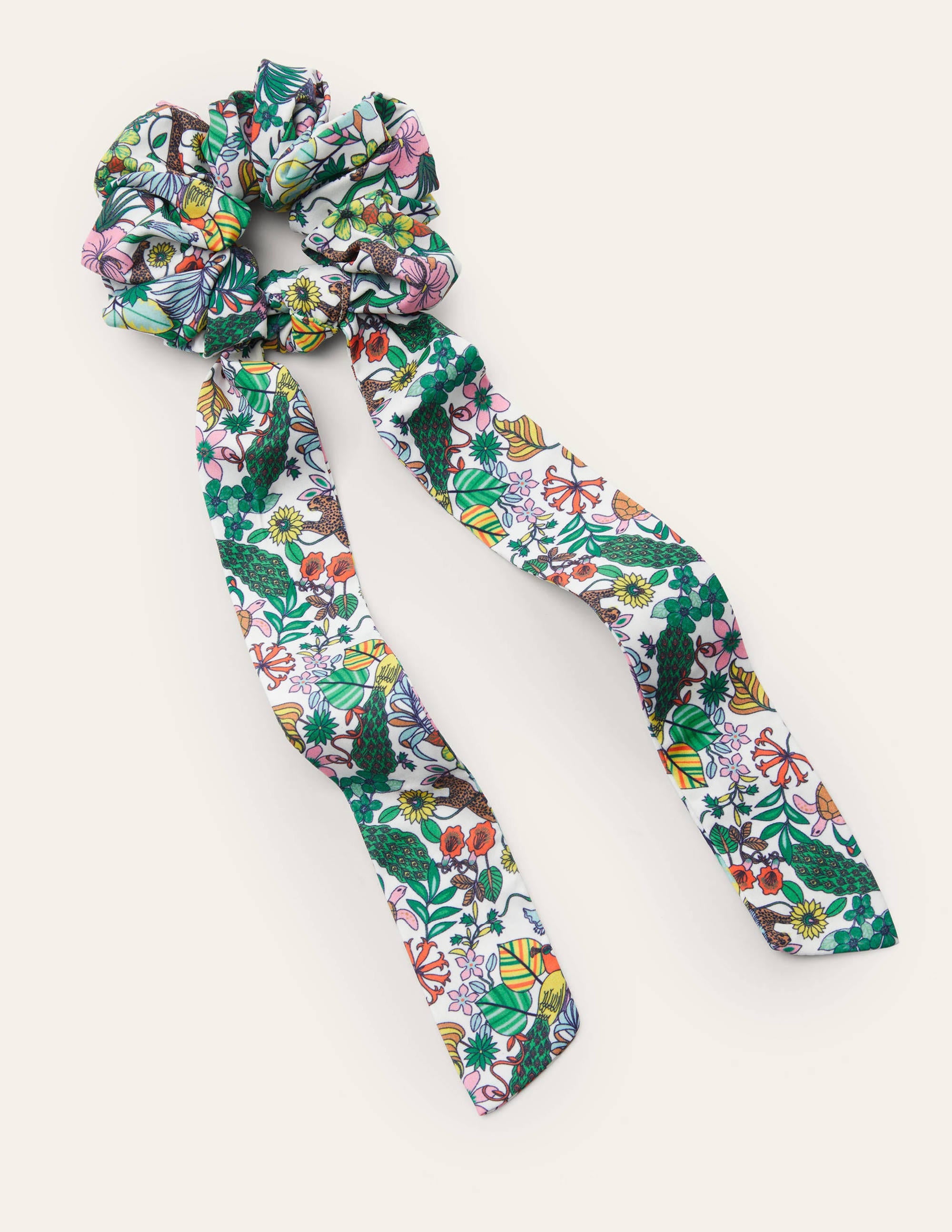 Chouchou foulard-Multi, motif Exotic Paradise - Image 1