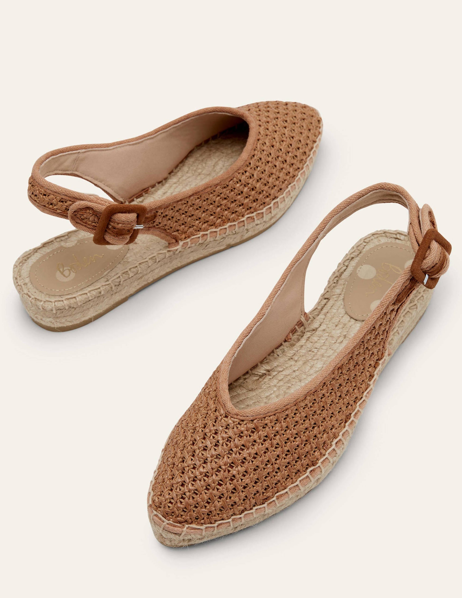 Espadrille-Riemchensandalen-Hellbraun, Gewebt-1