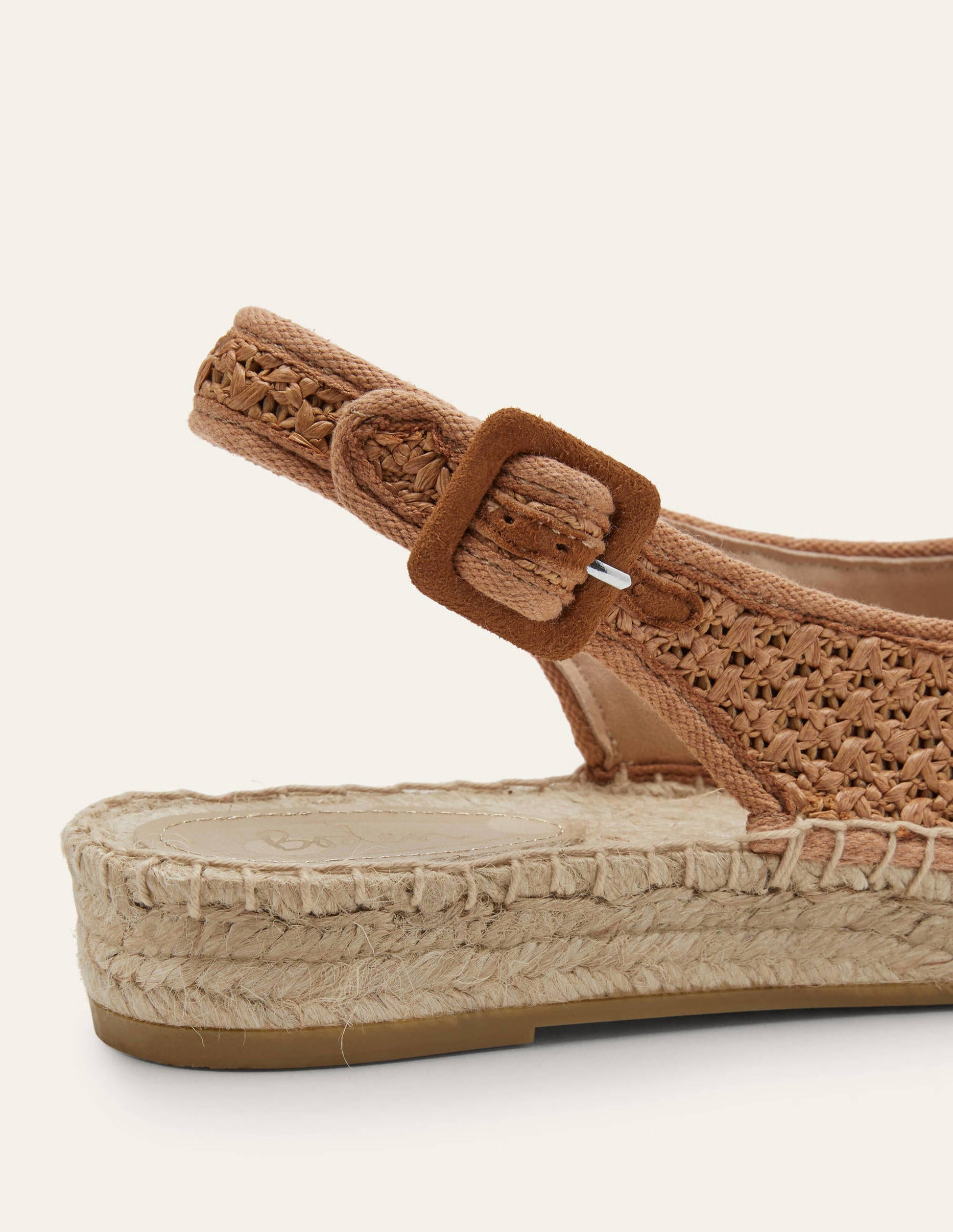 Espadrille-Riemchensandalen-Hellbraun, Gewebt-4