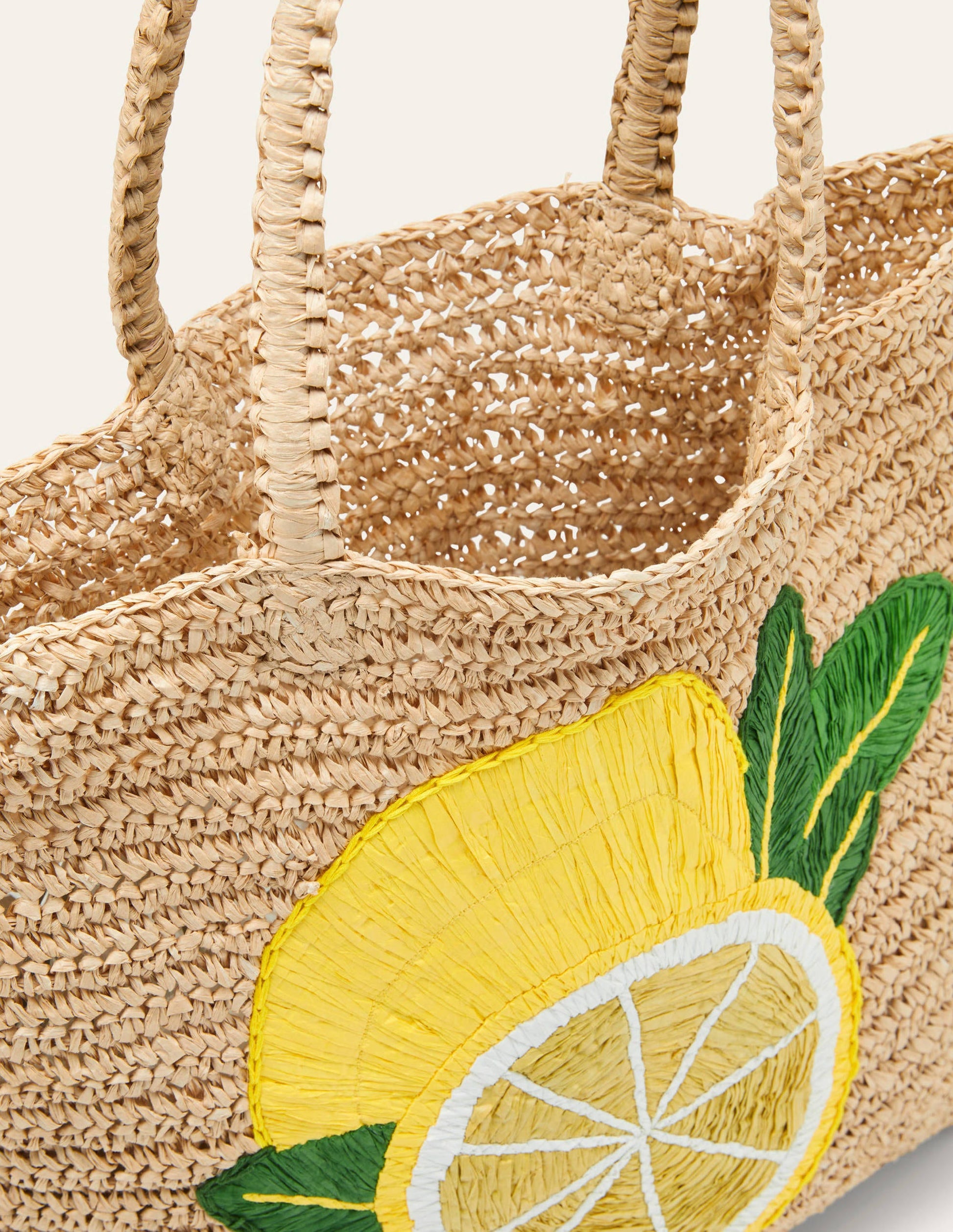 Weiche Strohtasche-Zitrone-2