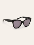 Katzenaugen-Sonnenbrille-Schwarz