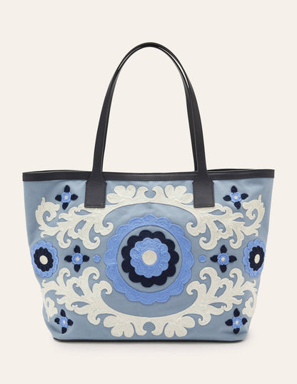 Bestickter Canvas-Shopper-Graublau-1