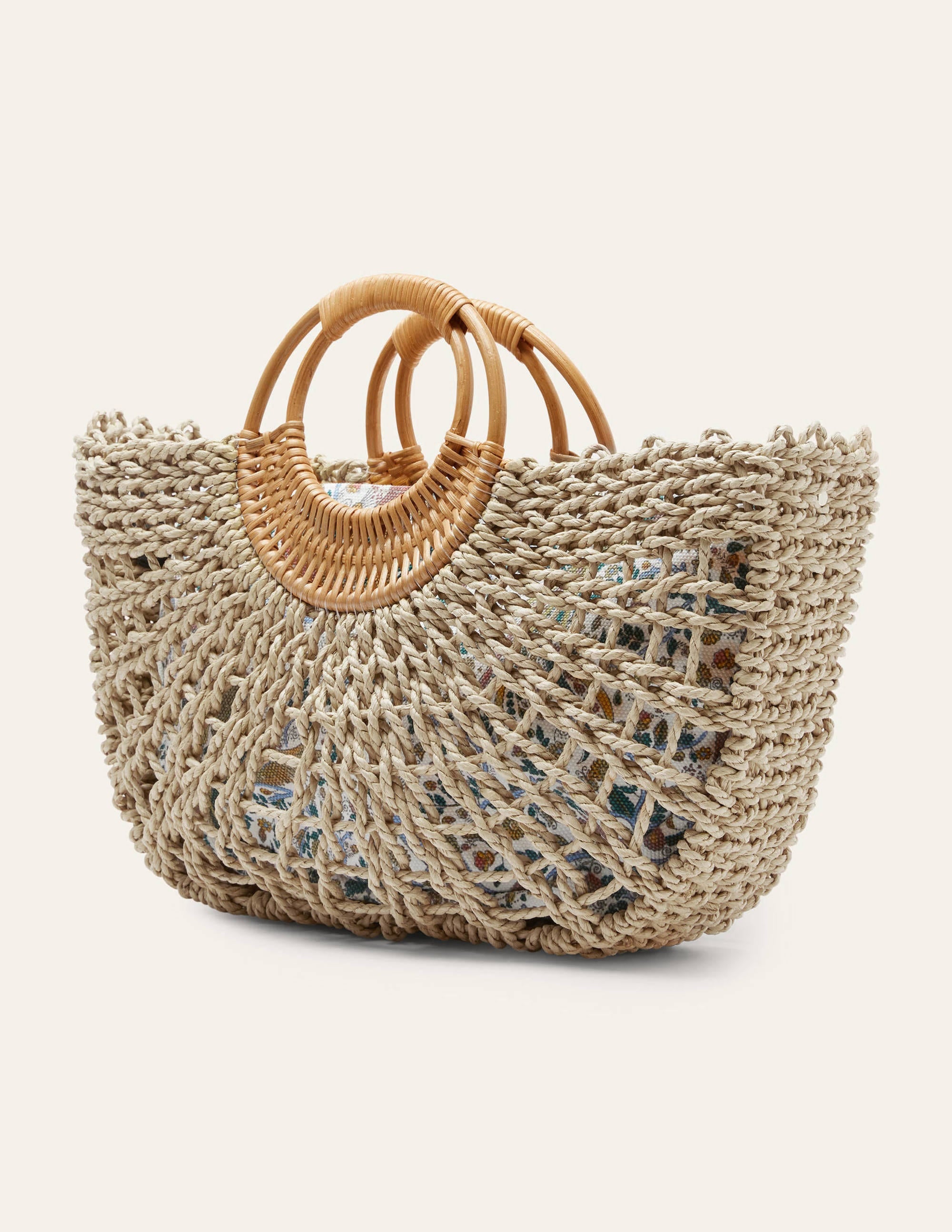 Panier à poignée-Couleur naturelle - Image 5