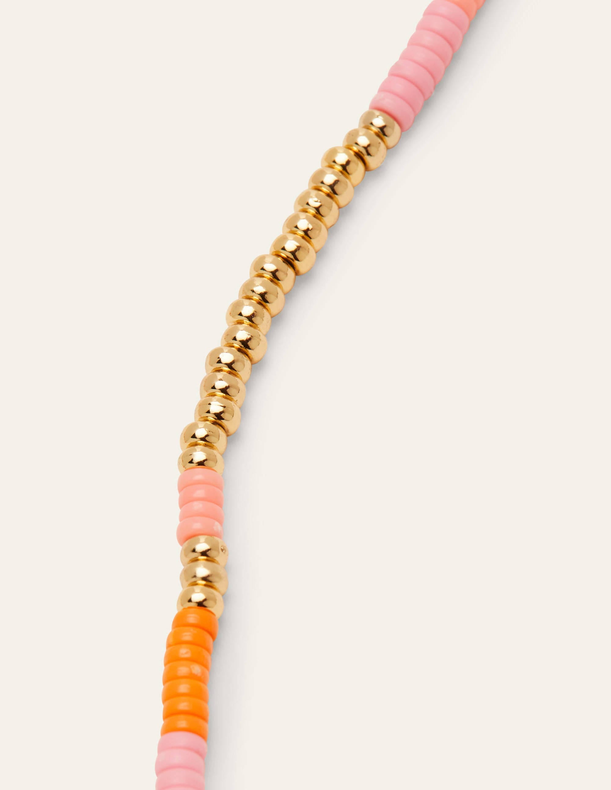 Beaded Necklace-Pink Multi - Image 2