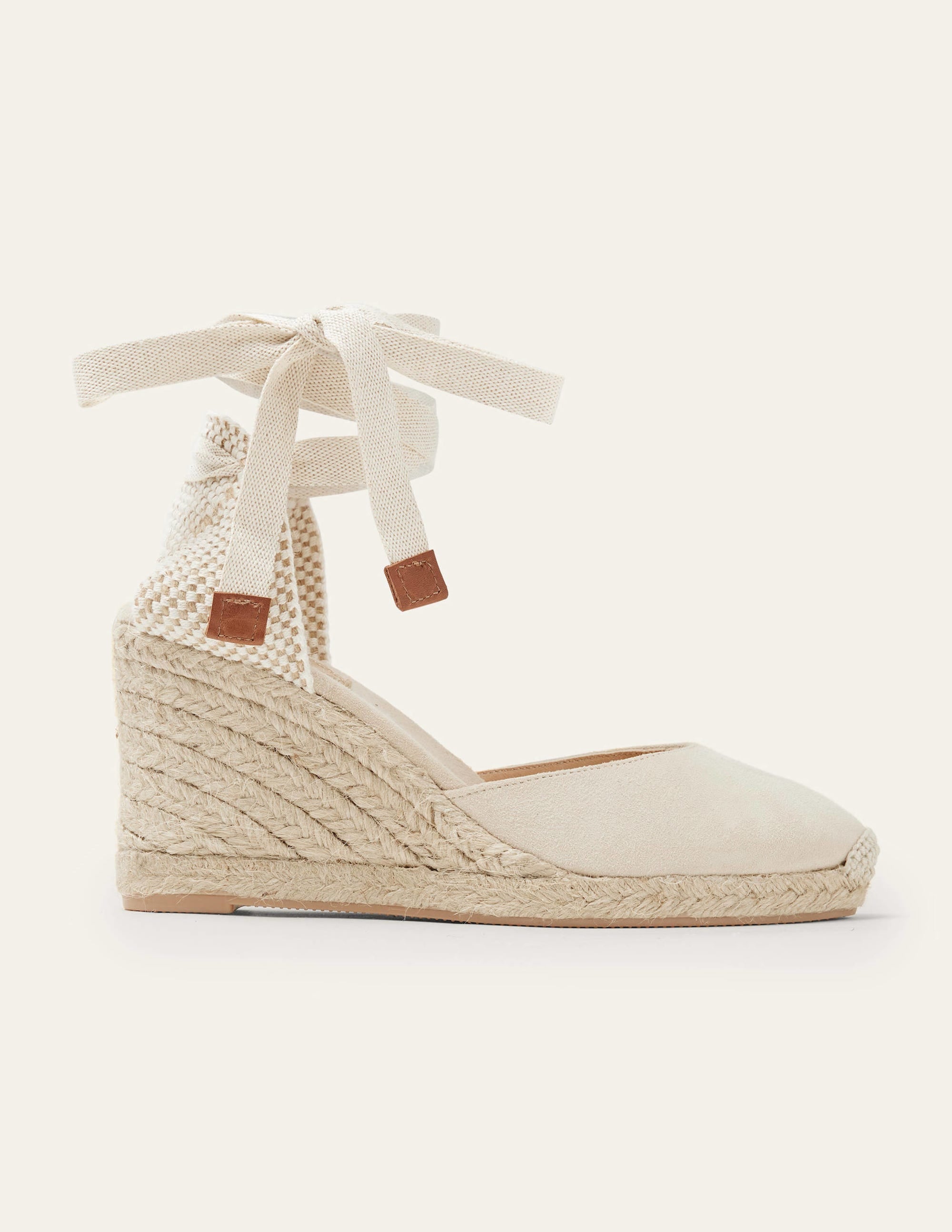 Cassie Espadrilles mit hohem Keilabsatz-Hellbeige - Image 2