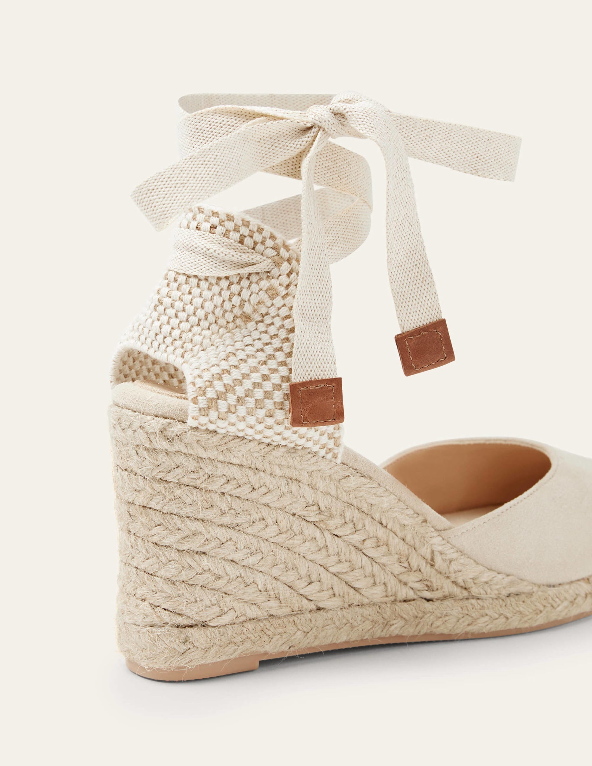 Cassie Espadrilles mit hohem Keilabsatz-Hellbeige - Image 3