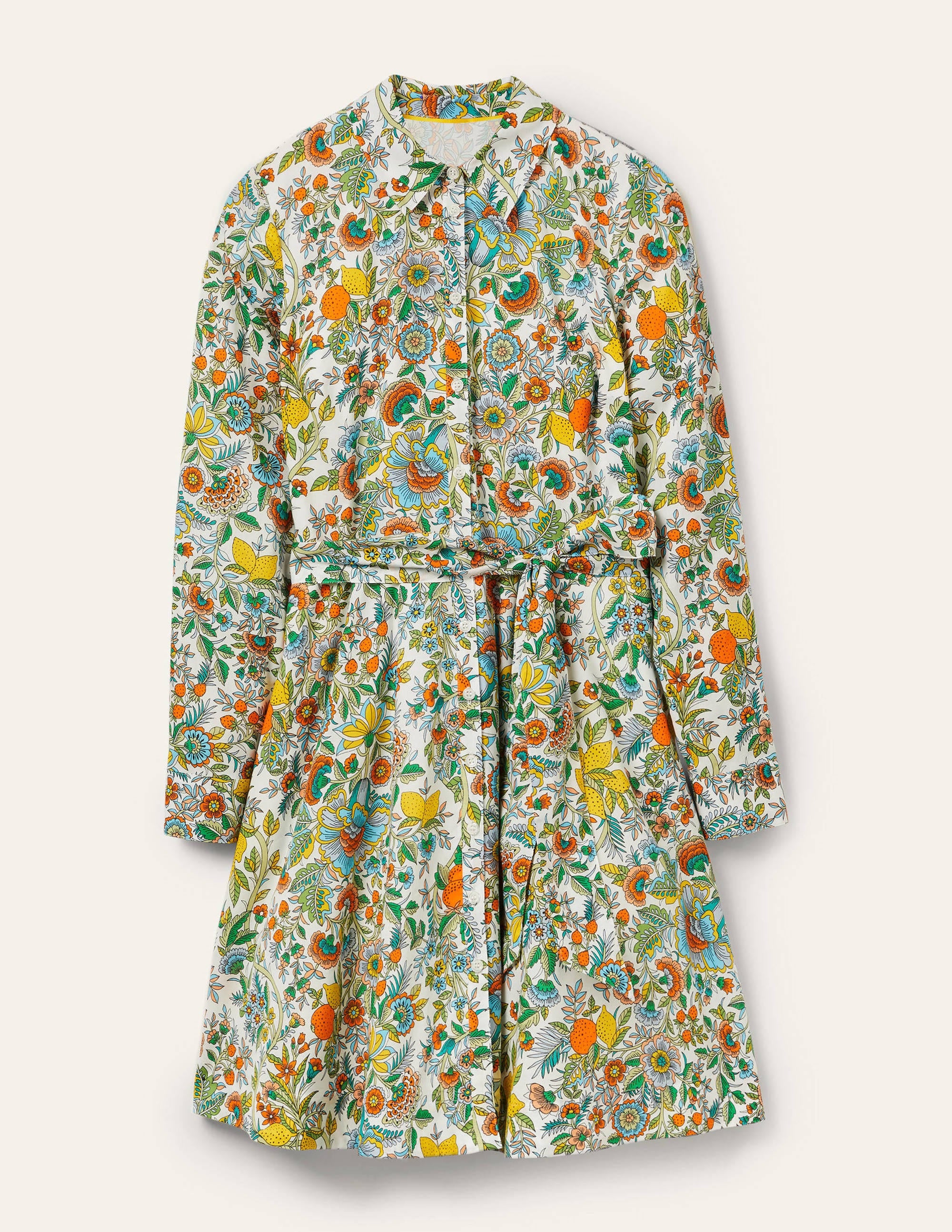 Robe-chemise Kitty-Ivoire, citron pétillant - Image 6