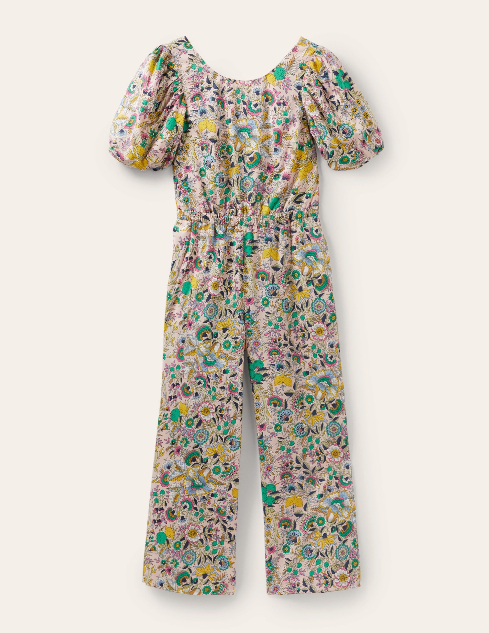 Combinaison avec détail à l'arrière-Motif Tropic Meadow rose - Image 5