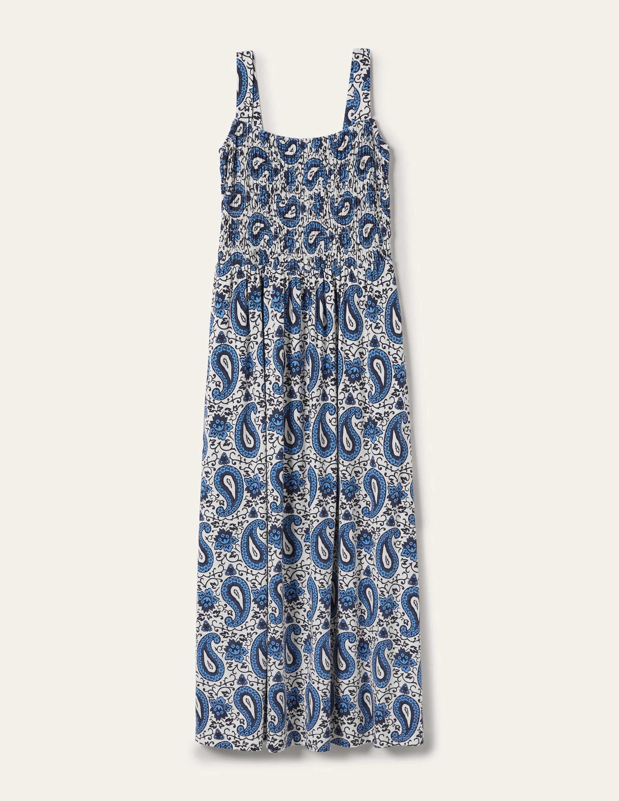Robe longue Peggy en jersey-Jacinthe, motif Enchanting Paisley - Image 5