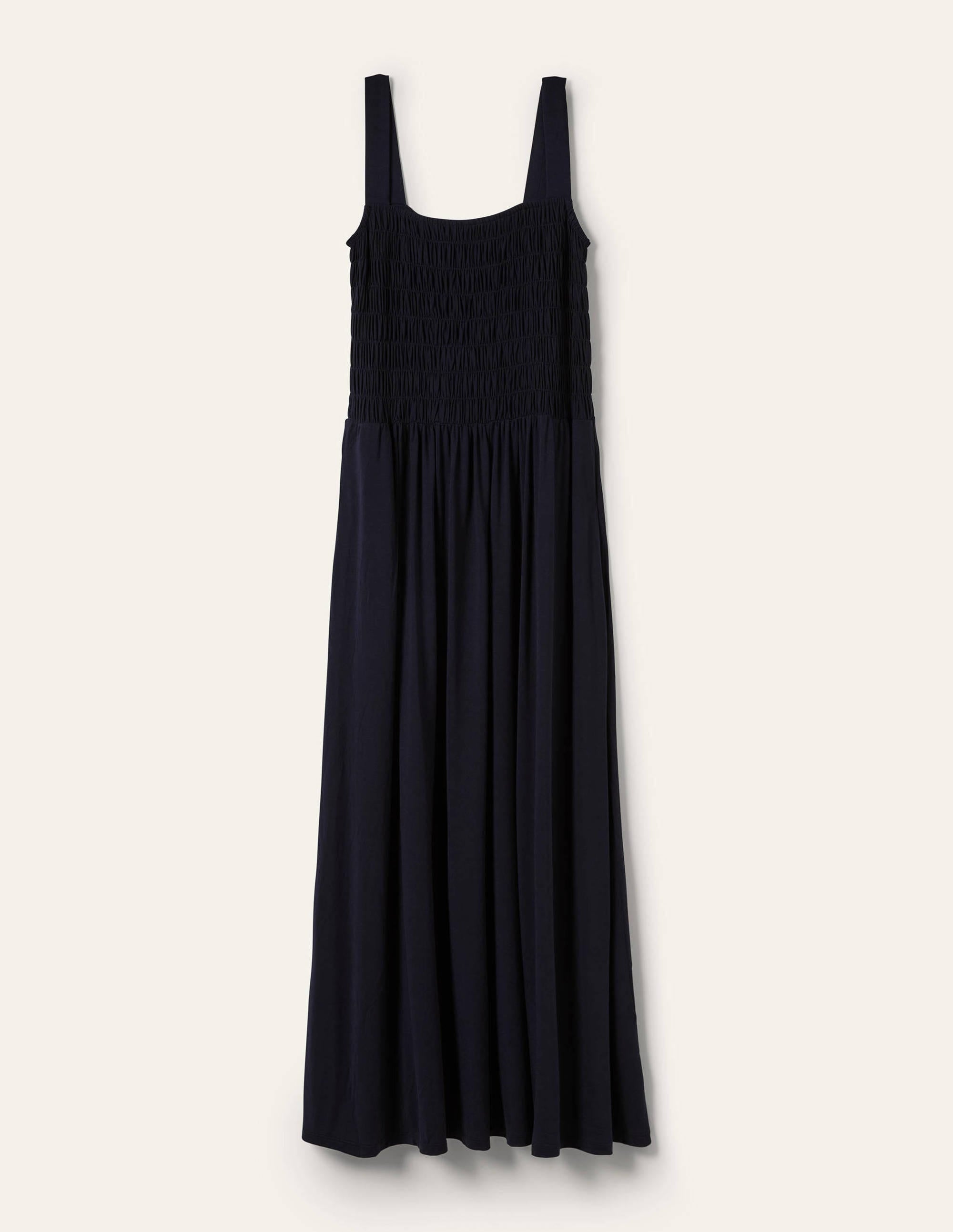 Robe longue Peggy en jersey-Bleu marine - Image 6