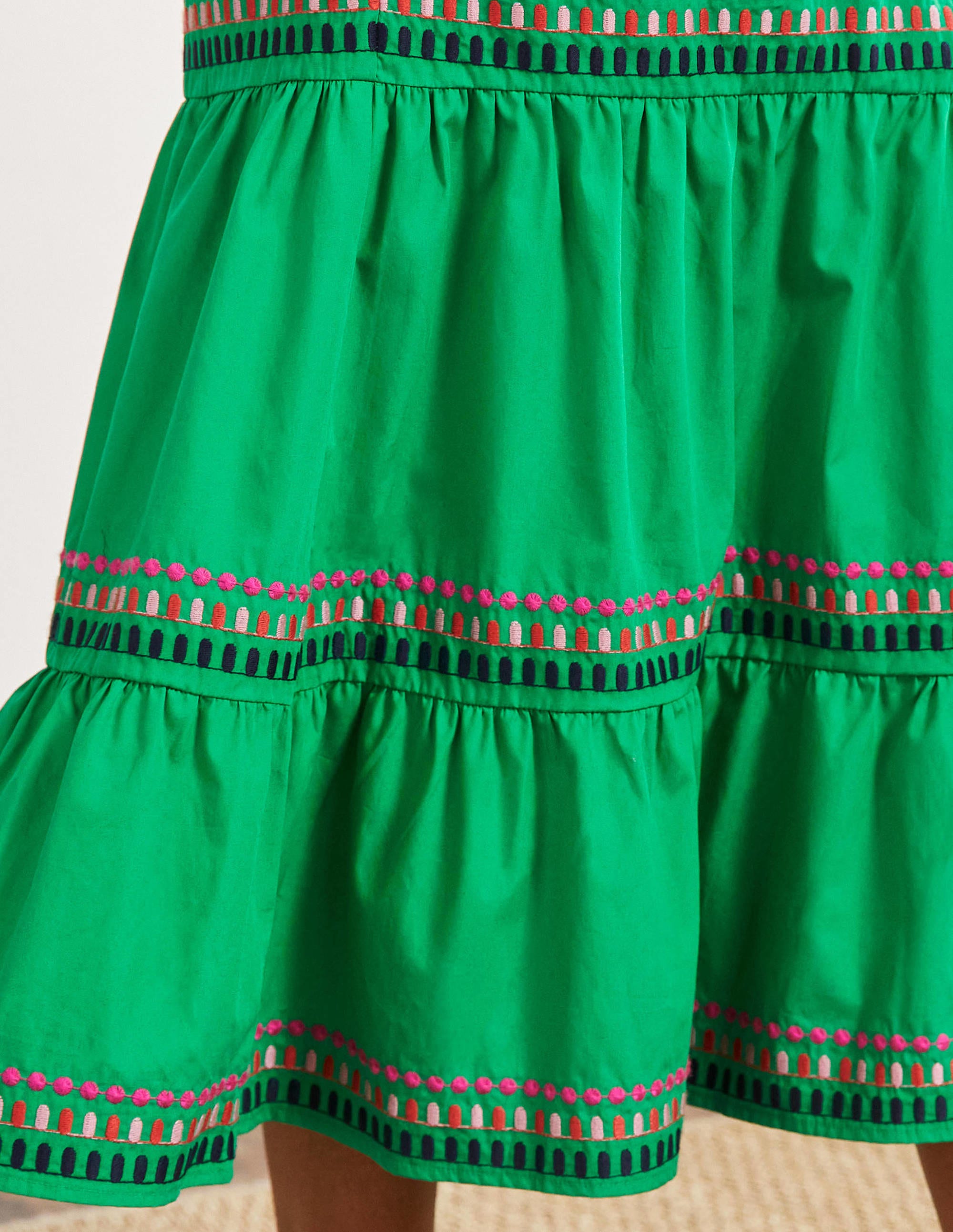 Natalie Embroidered Maxi Dress-Rich Emerald - Image 5