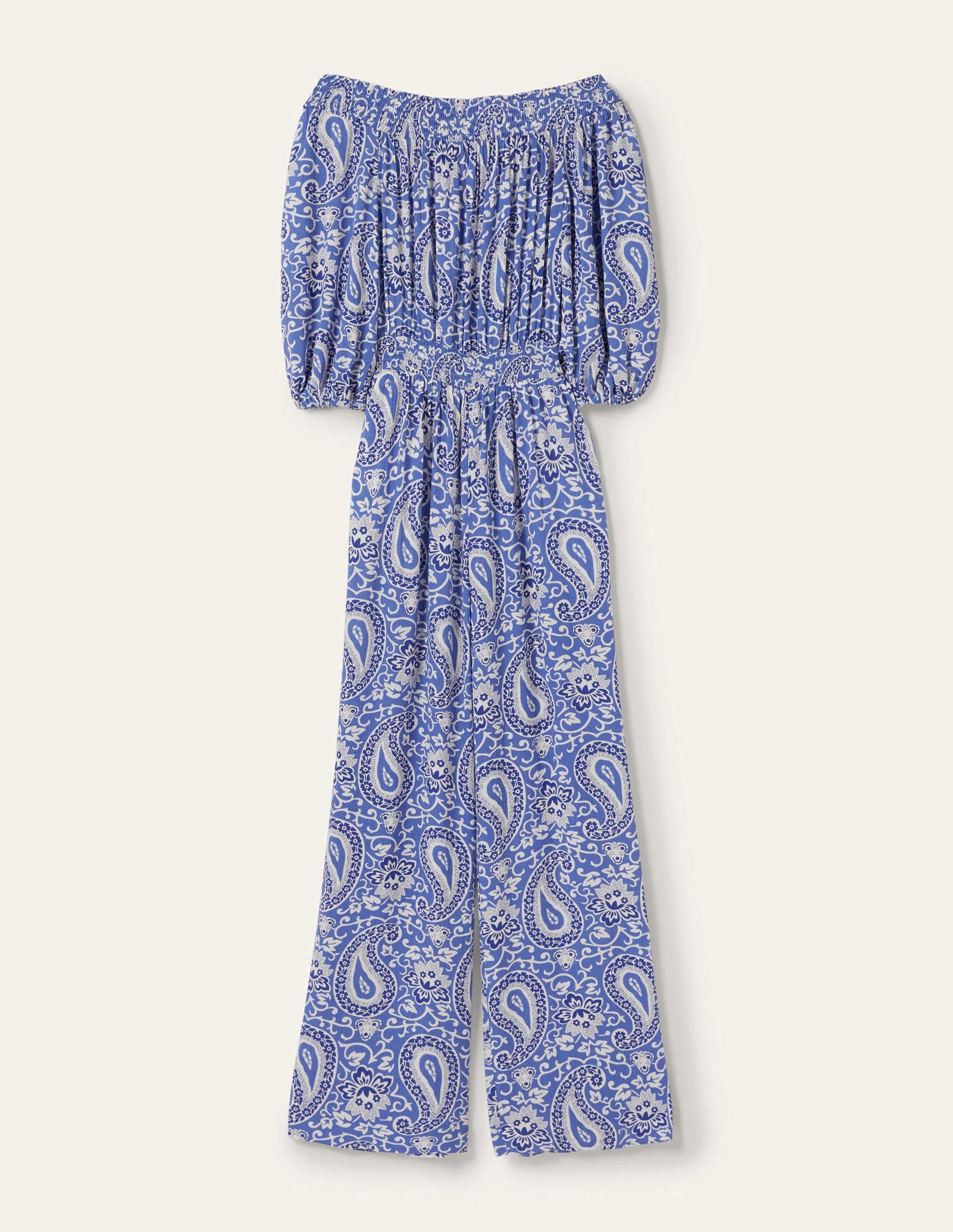 Combinaison à épaules dénudées-Jacinthe des bois, motif Enchanting Paisley-5