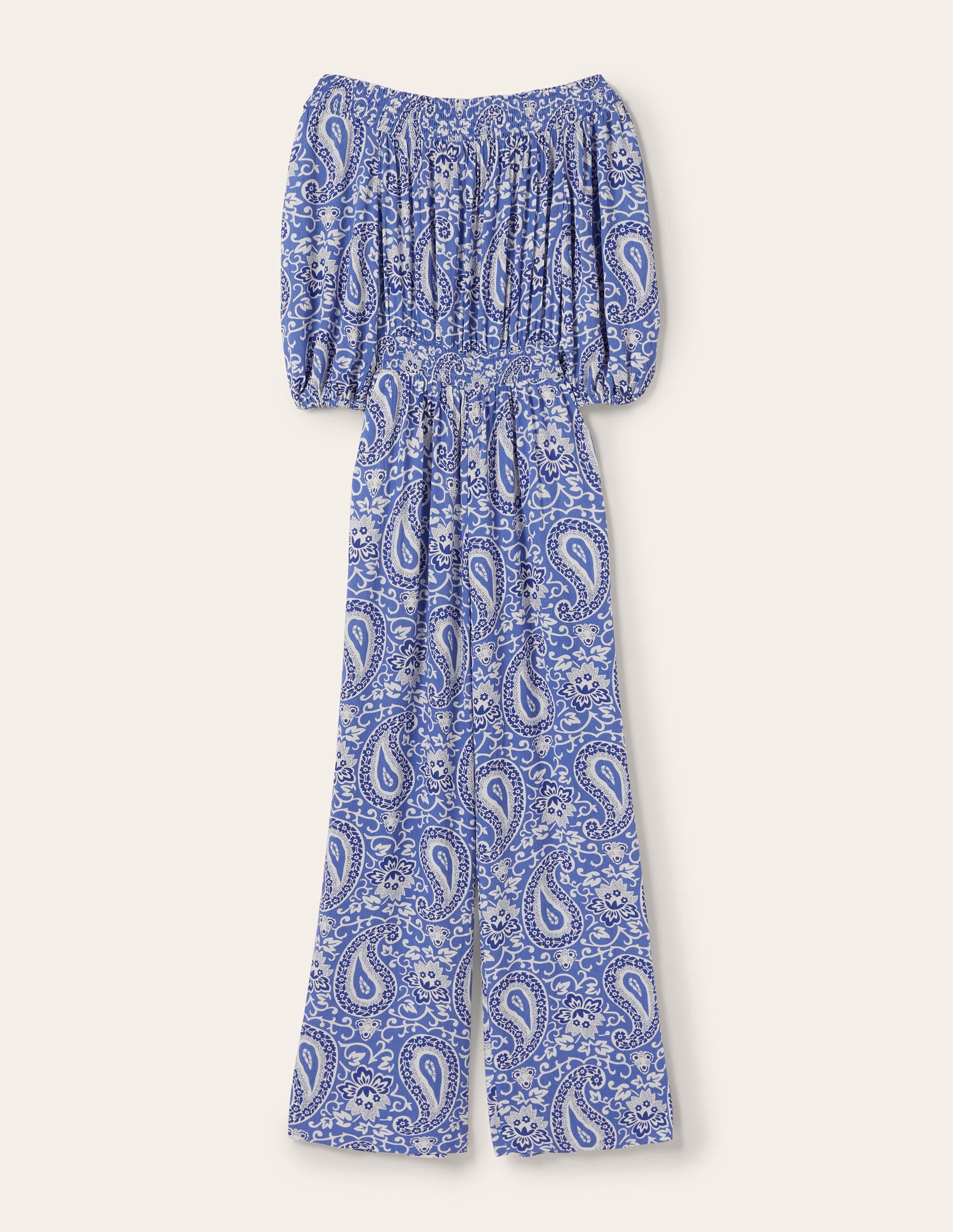 Combinaison à épaules dénudées-Jacinthe des bois, motif Enchanting Paisley - Image 6