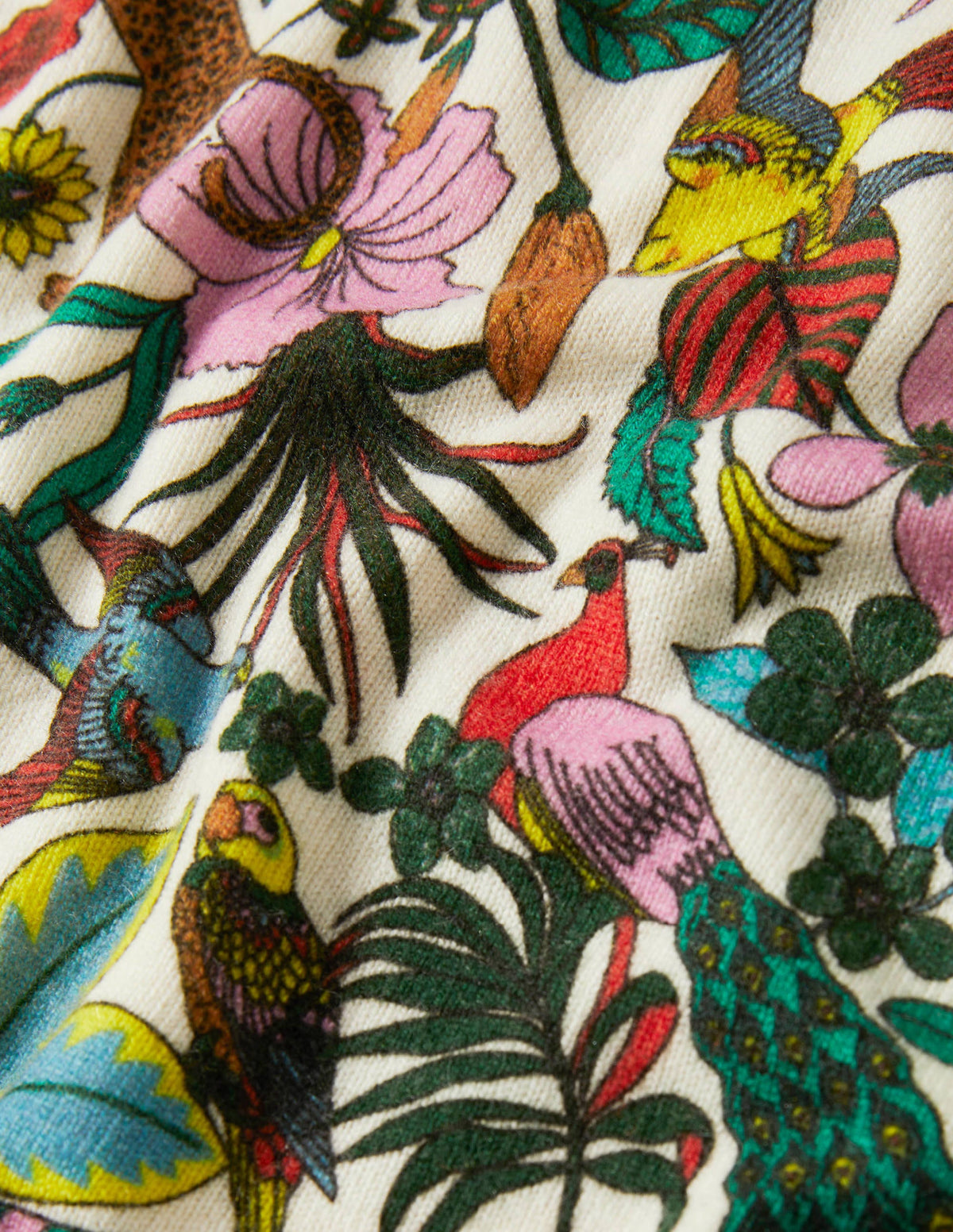Margot Kaschmirpullover-Bunt, Exotisches Paradies-6