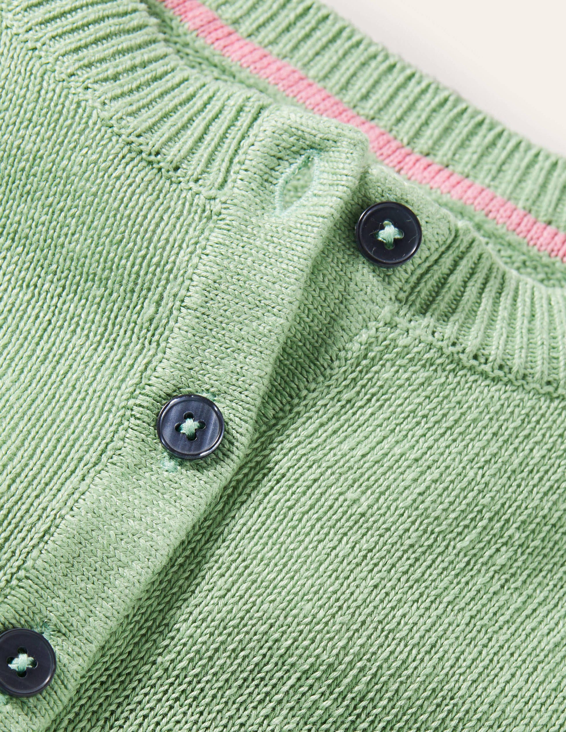 Leandra Henley-Pullover aus Leinen-Basilikumgrün-6
