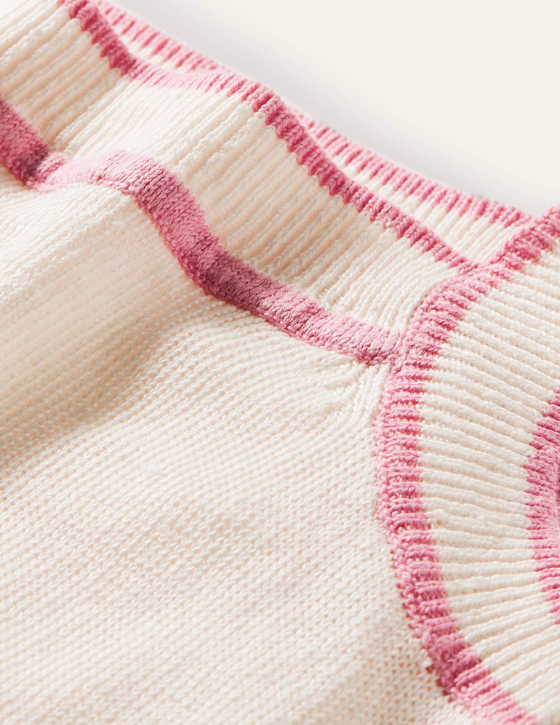 Leinentop mit eckigem Ausschnitt-Naturweiß-5