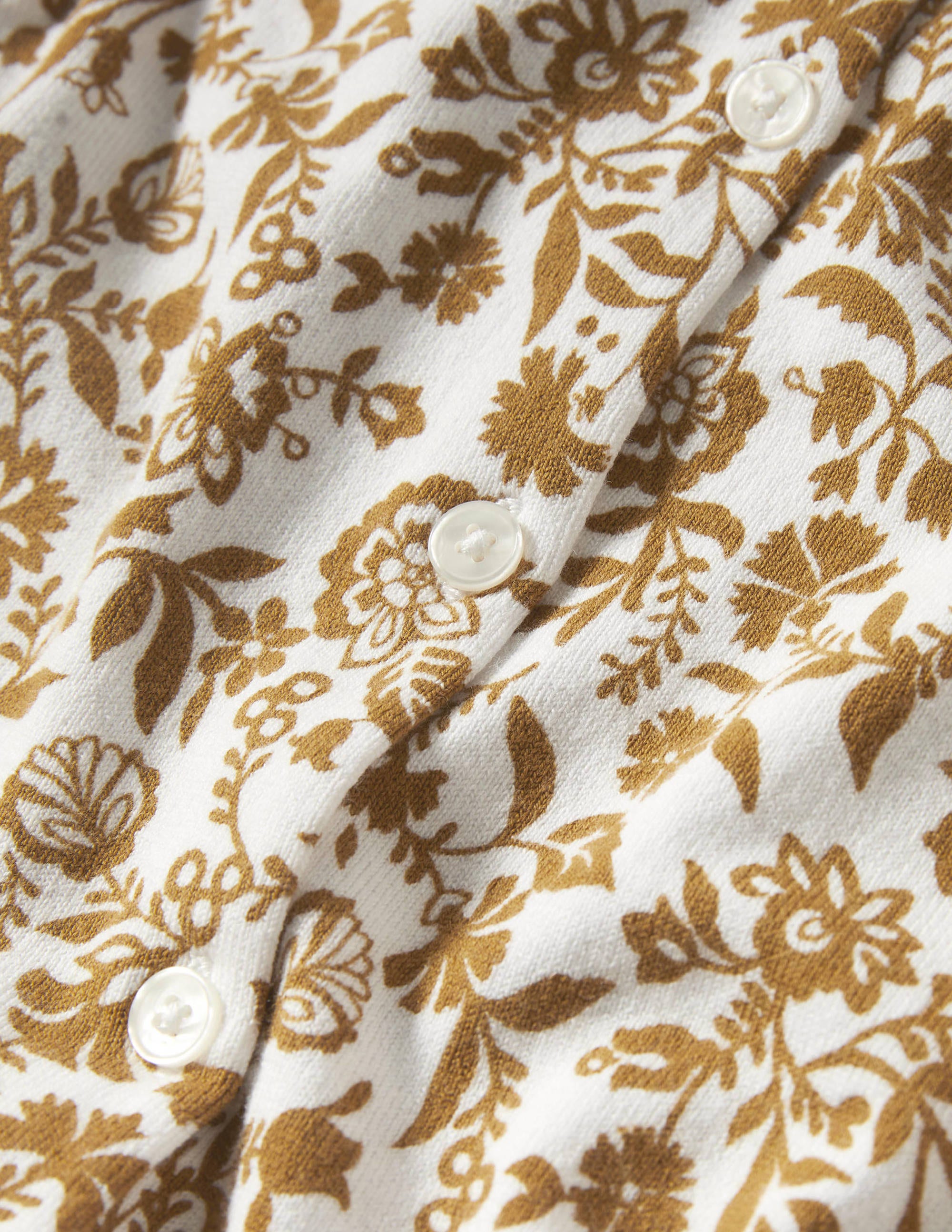 Gemusterter Strick-Cardigan-Weihrauch, Hübsches Blumenmuster - Image 6