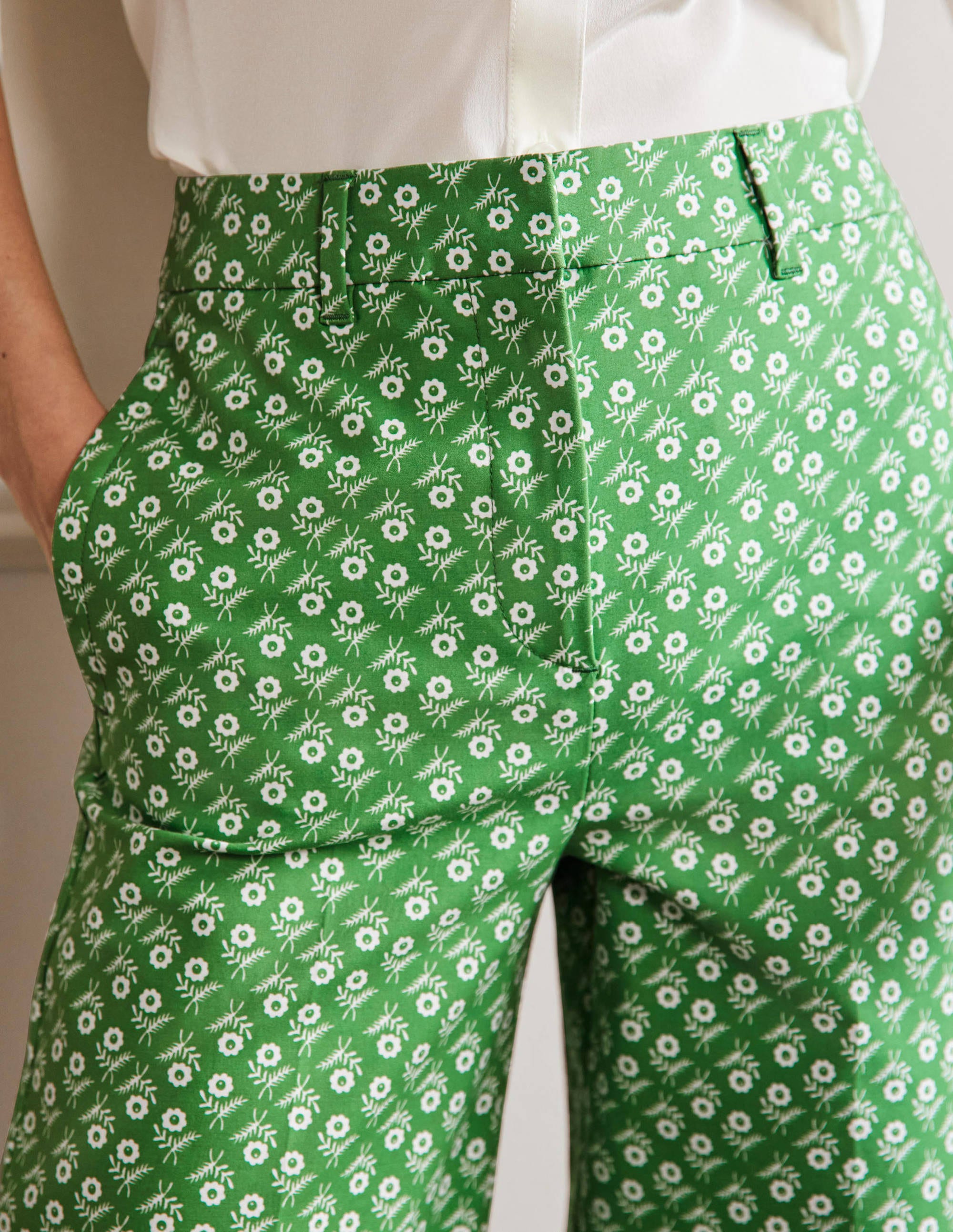 Richmond Hose mit hoher Taille-Englischer Efeu, Zweige - Image 4
