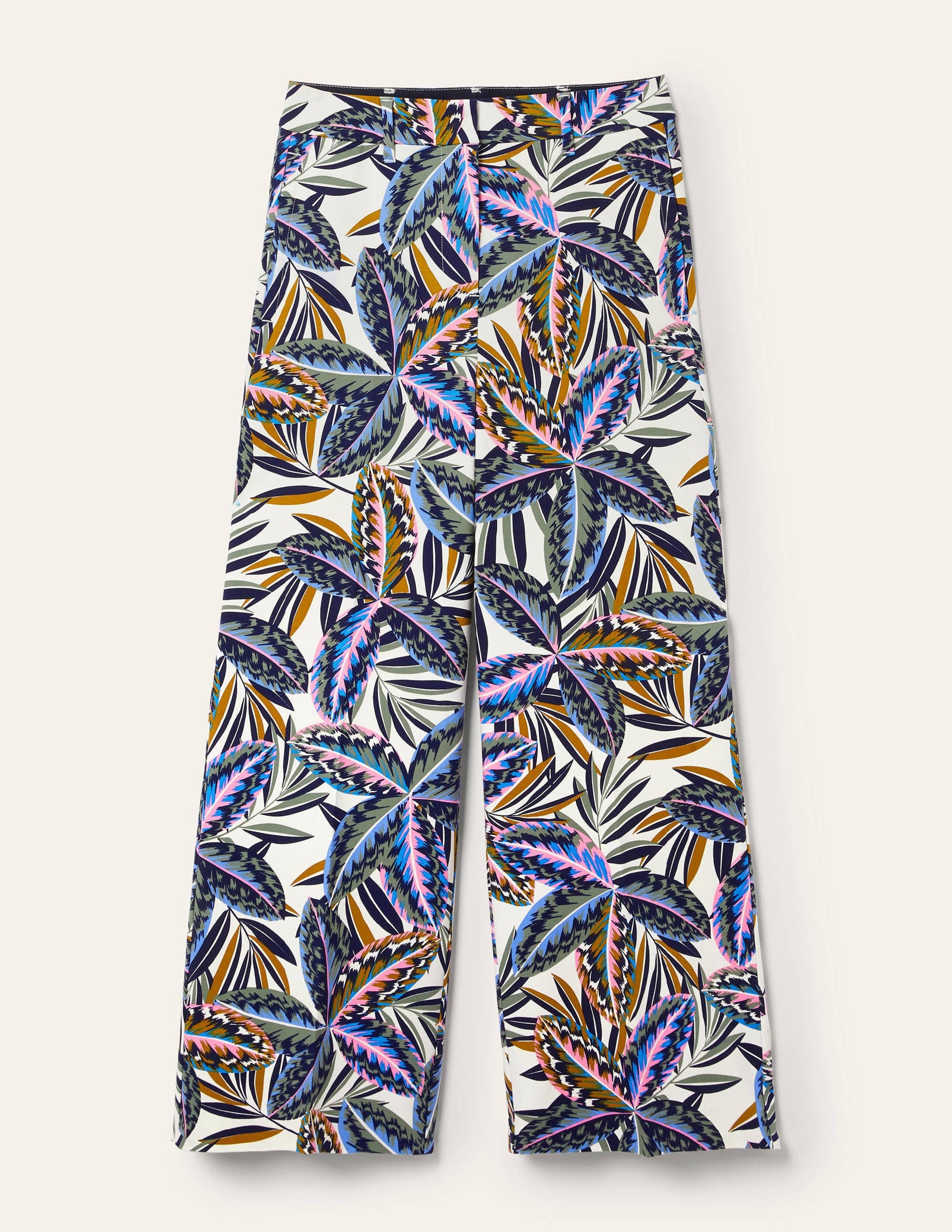 Pantalon Richmond taille haute-Multi, motif Exotic Leaves - Image 5
