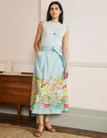 Round Waistband Full Skirt-Rainbow Village