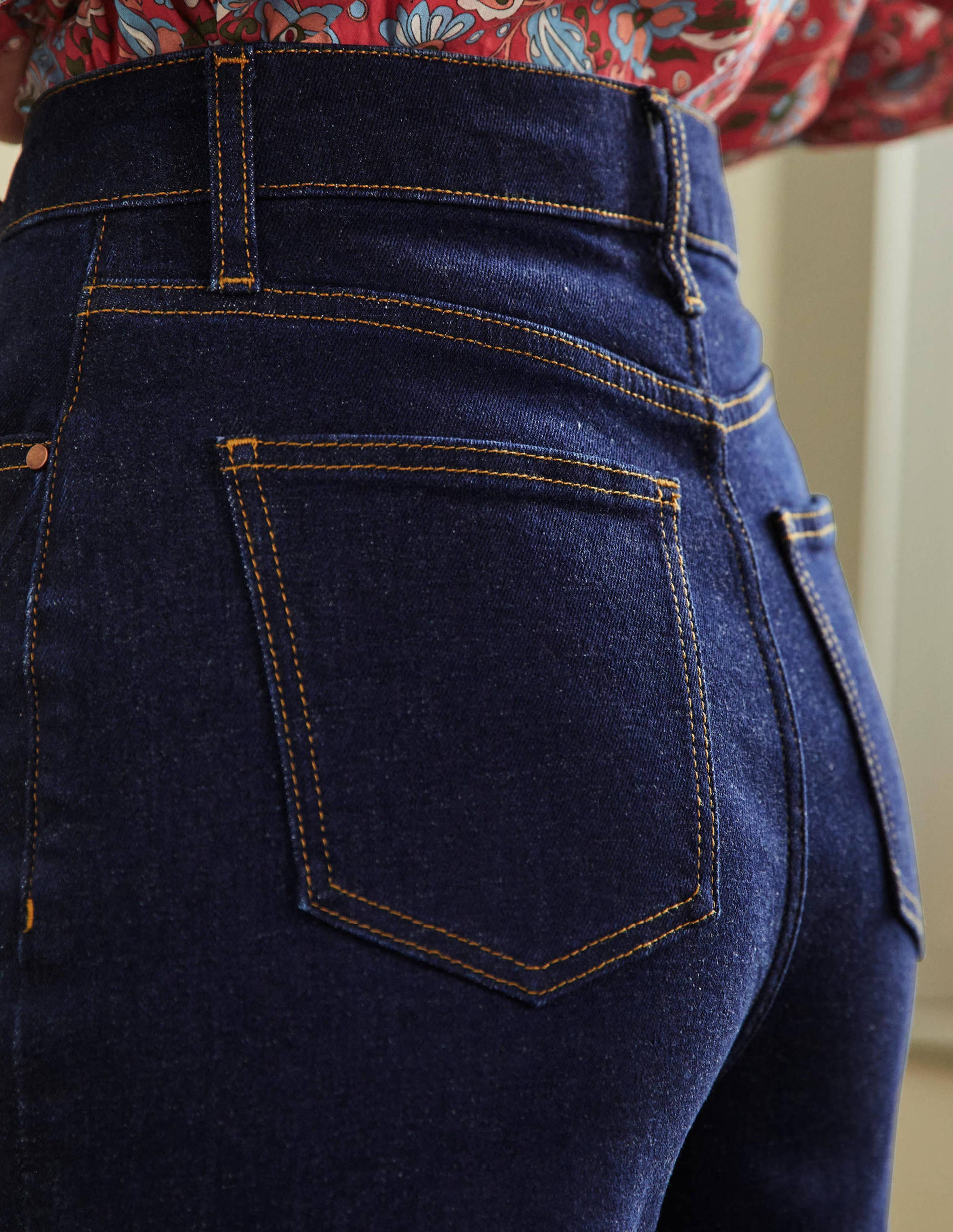 Jean court large-Indigo - Image 5