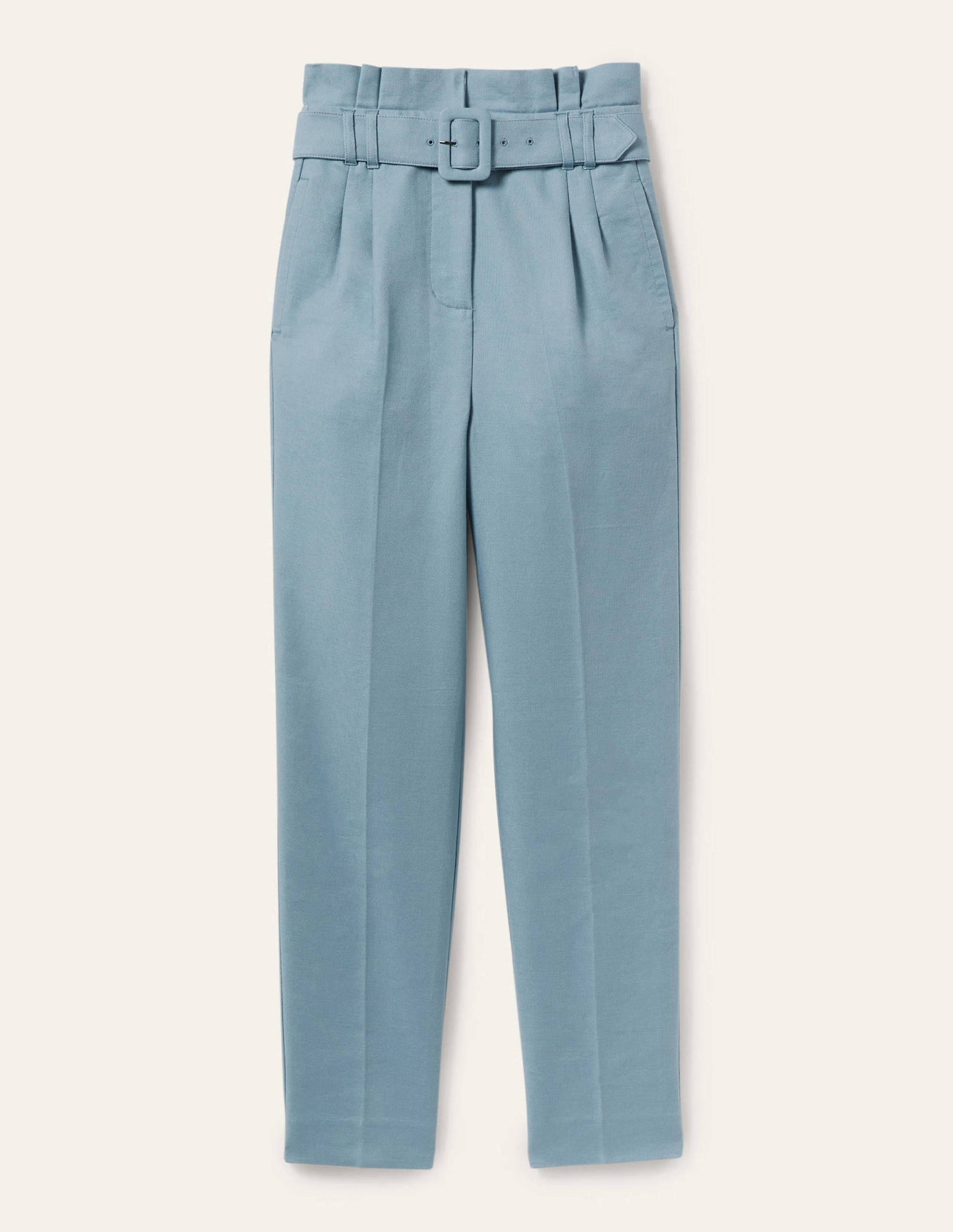 Carrie Paperbag Trousers-Mountain Spring Blue