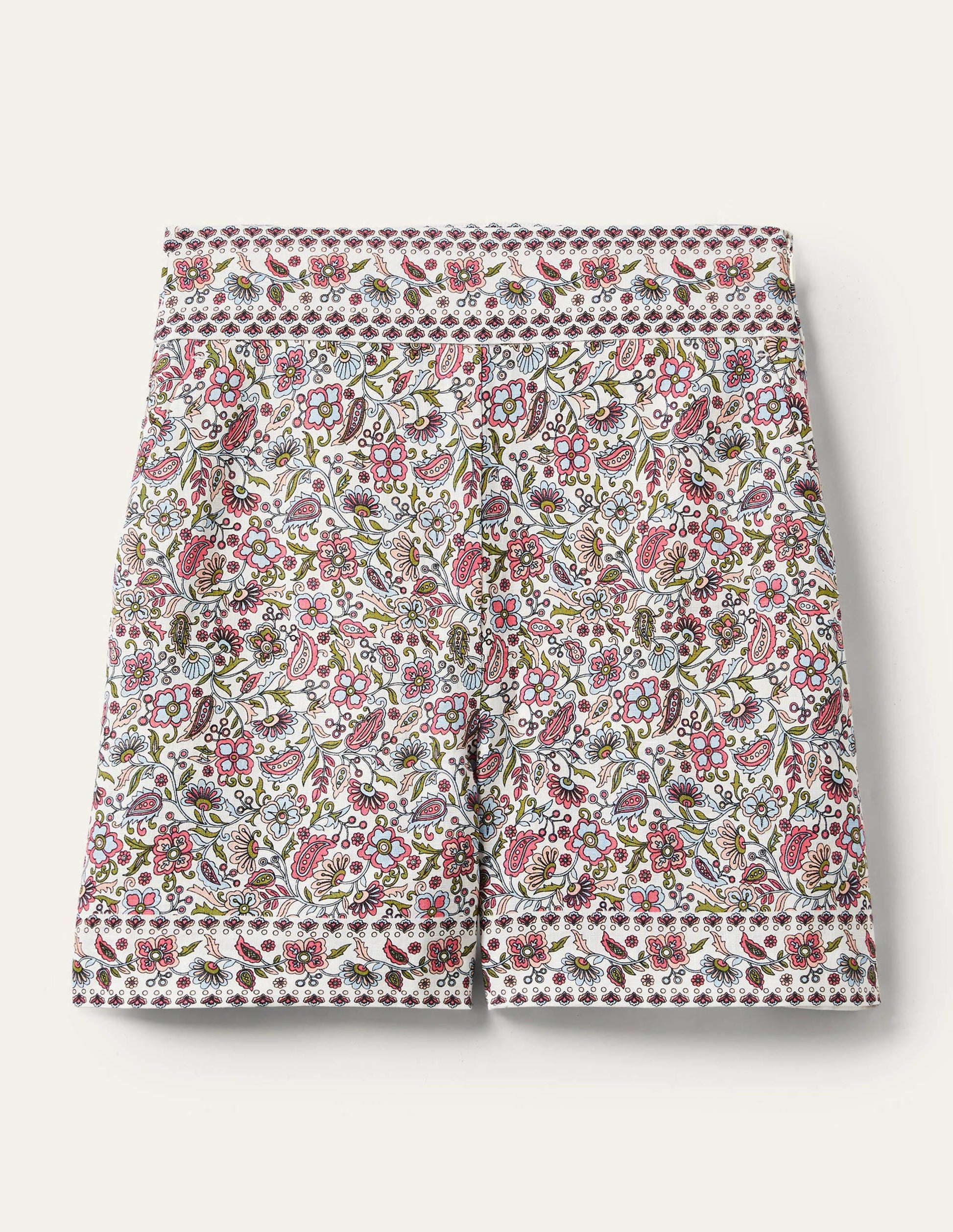 Georgina Leinenshorts-Naturweiß, Orientalisches Paradies-5