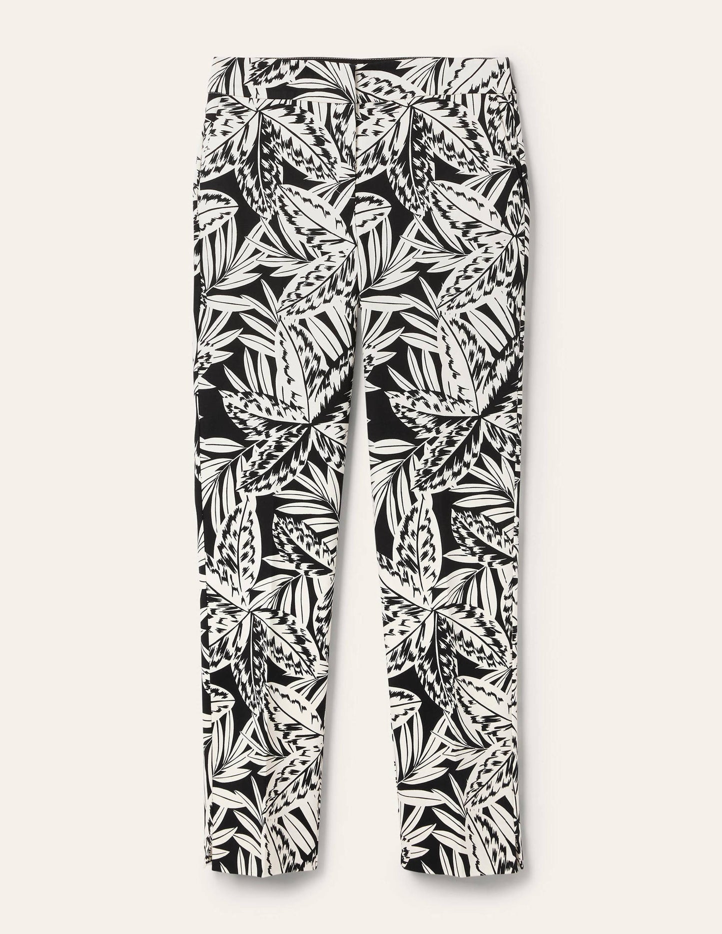 Richmond 7/8-Hose-Schwarz, Exotische Blätter