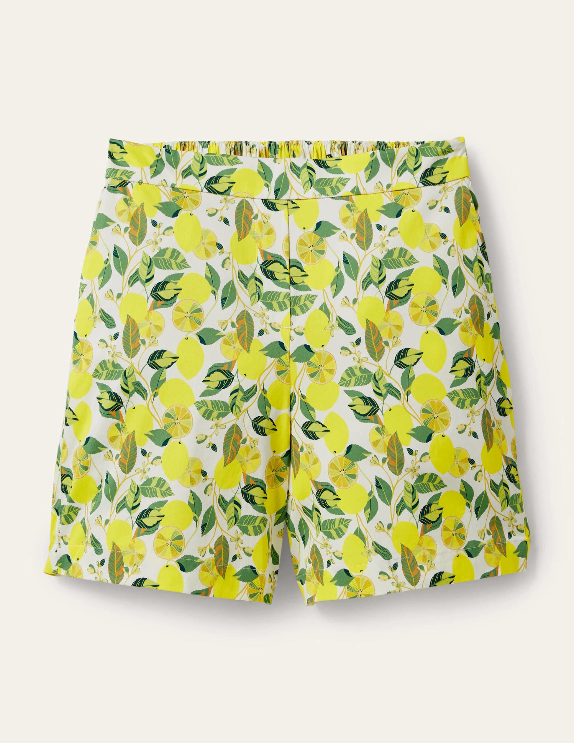 Short Danby à enfiler-Ivoire, citron grimpant-6